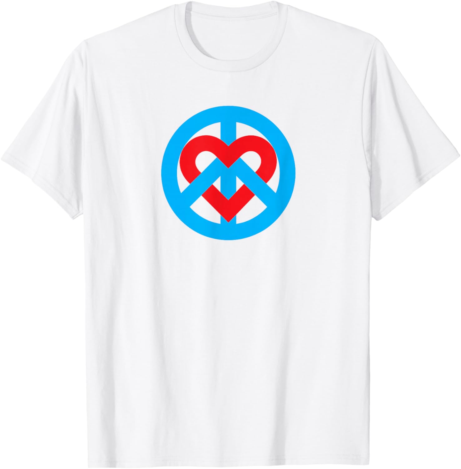 Stylish Peace and Love Icon T-Shirt for Trendy Casual Wear - 2
