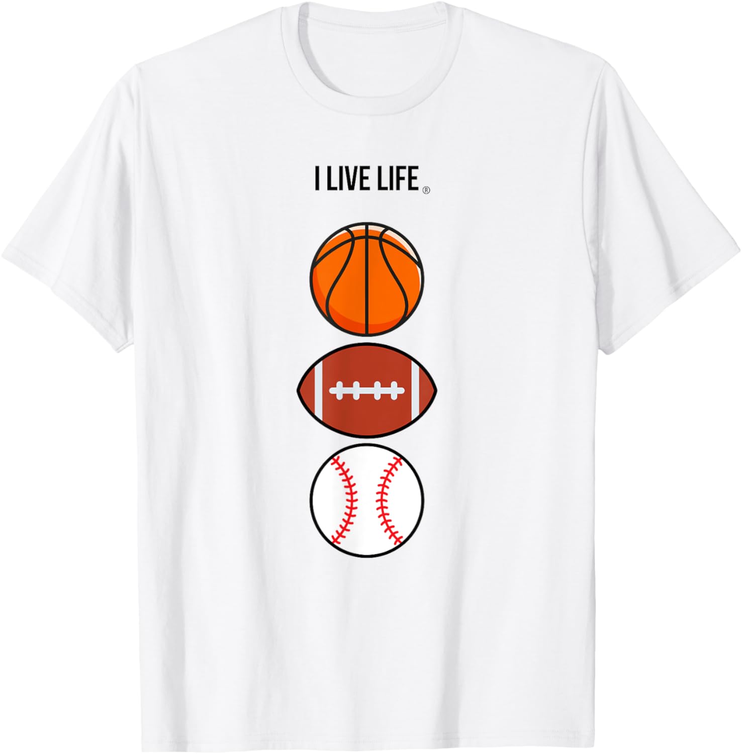 Ultimate Sports Fan T-Shirt for Basketball Football Baseball Lovers - 22