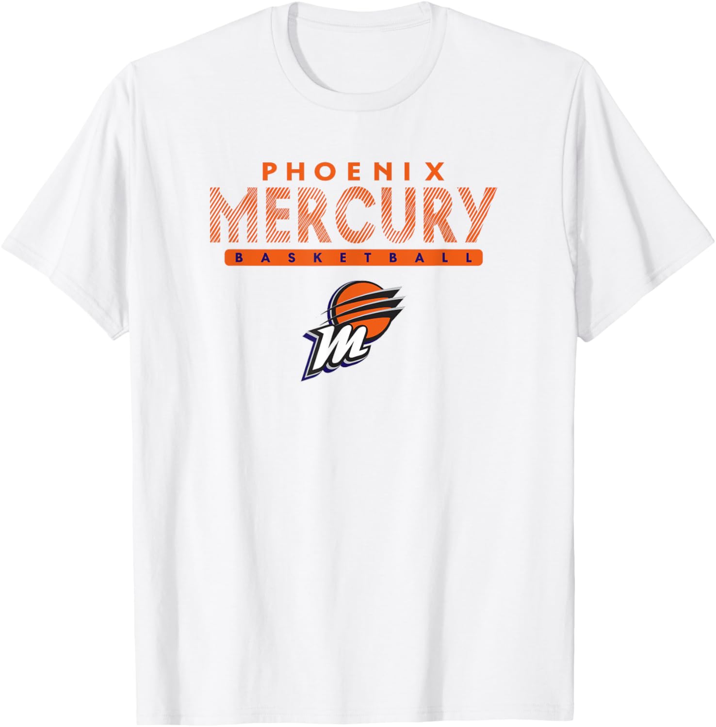 WNBA Official Phoenix Mercury Streamline T-Shirt for Sports Fans - 4