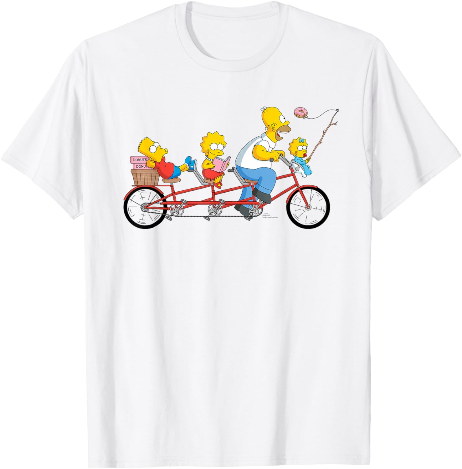 The Simpsons Father's Day Homer Kids Bike Ride T-Shirt for Dad - 5