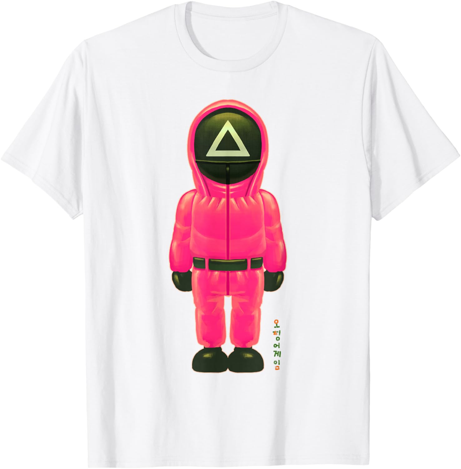Squid Game Chibi Pink Soldier Full Body T-Shirt for Fans and Collectors - 2