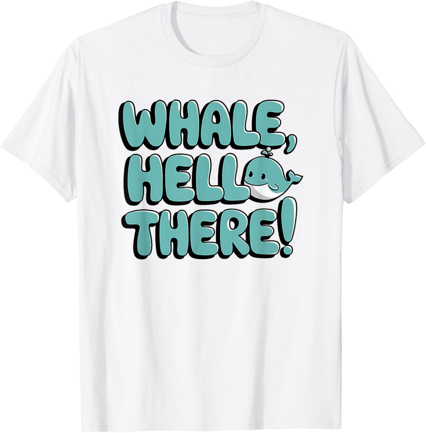 Whale Hello There Cute Ocean Pun T-Shirt for Animal Lovers - 13