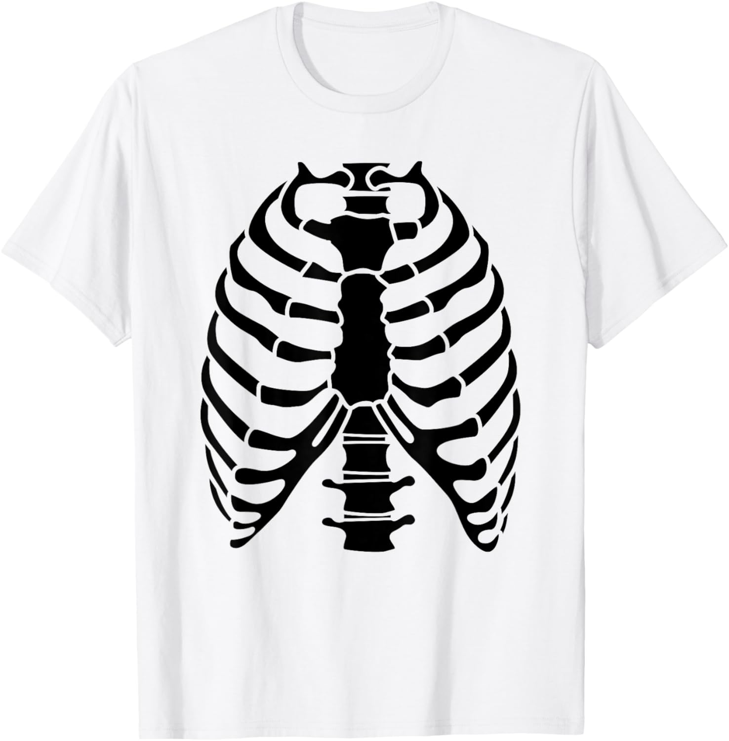 Skeleton Rib Cage Halloween Costume T-Shirt for Fun Celebrations - 11