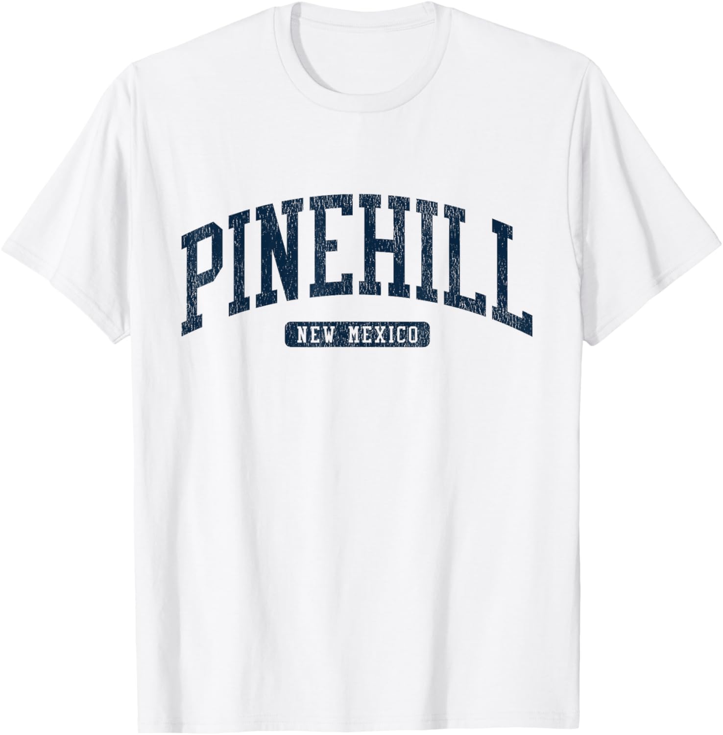 Pinehill New Mexico College Style Blue T-Shirt for Students and Fans - 12