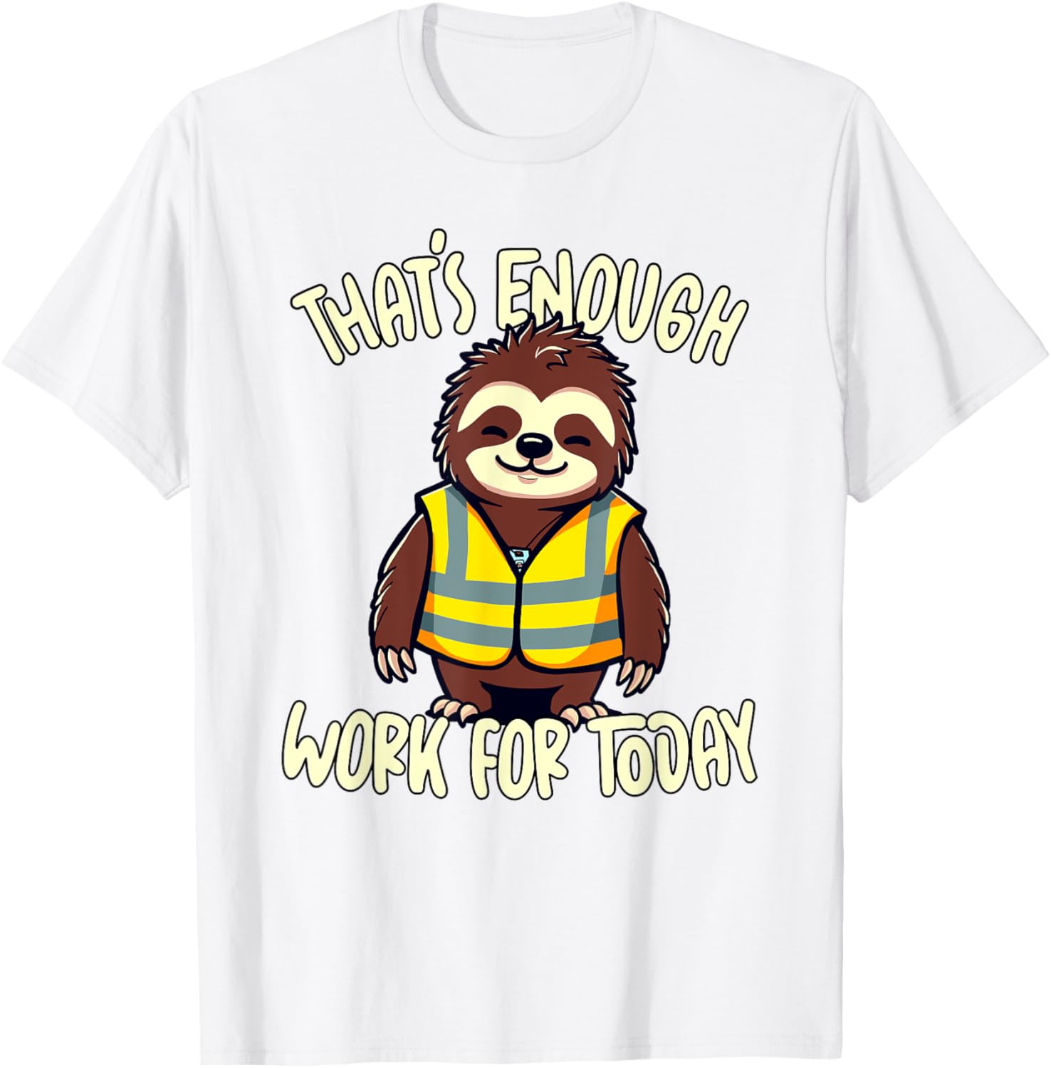Sloth Lazy Coworker T-Shirt Perfect for a Relaxed Workday Vibes - 13