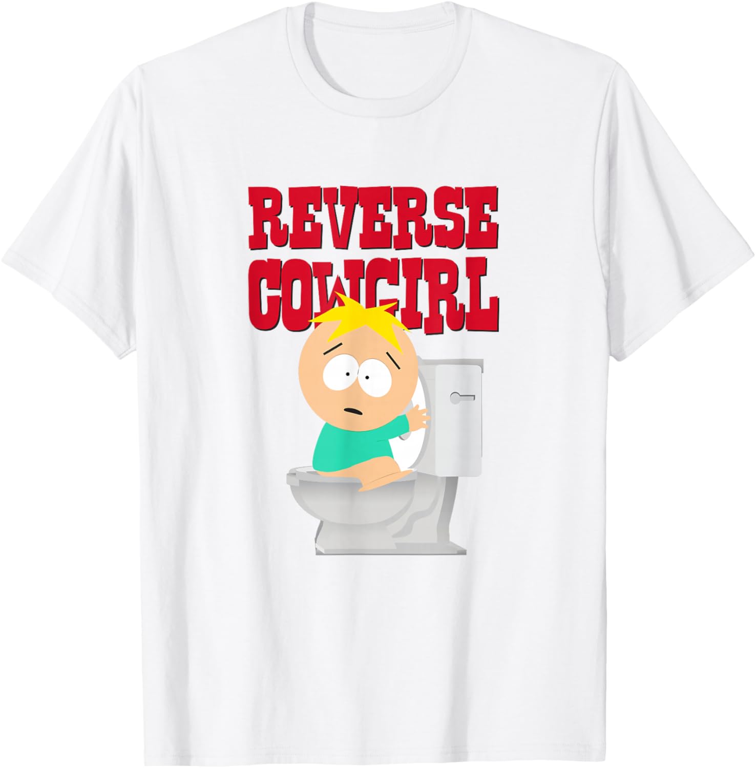 South Park Butters Reverse Cowgirl T-Shirt Fun Graphic Tee for Fans - 2
