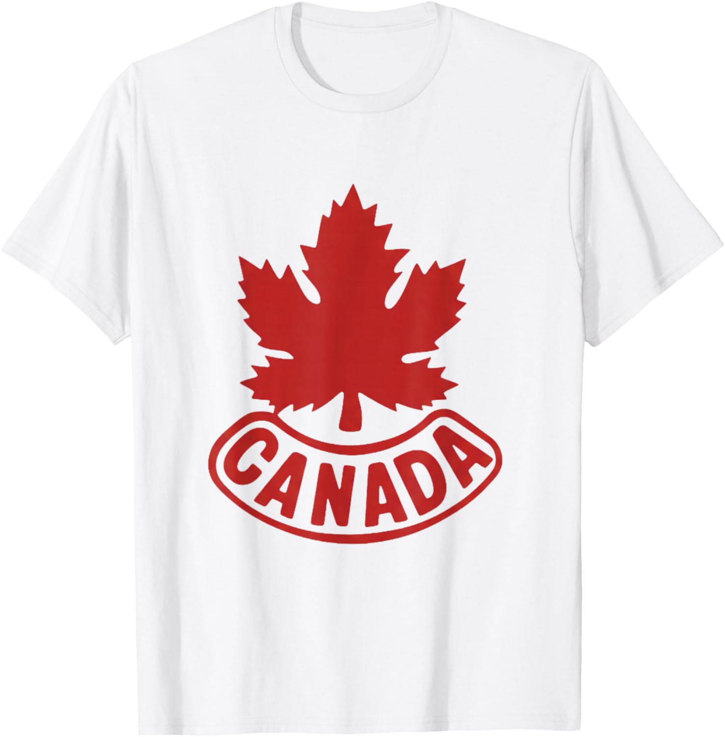 Vintage Maple Leaf Canada T-Shirt for Proud Canadians - Classic Tee - 17