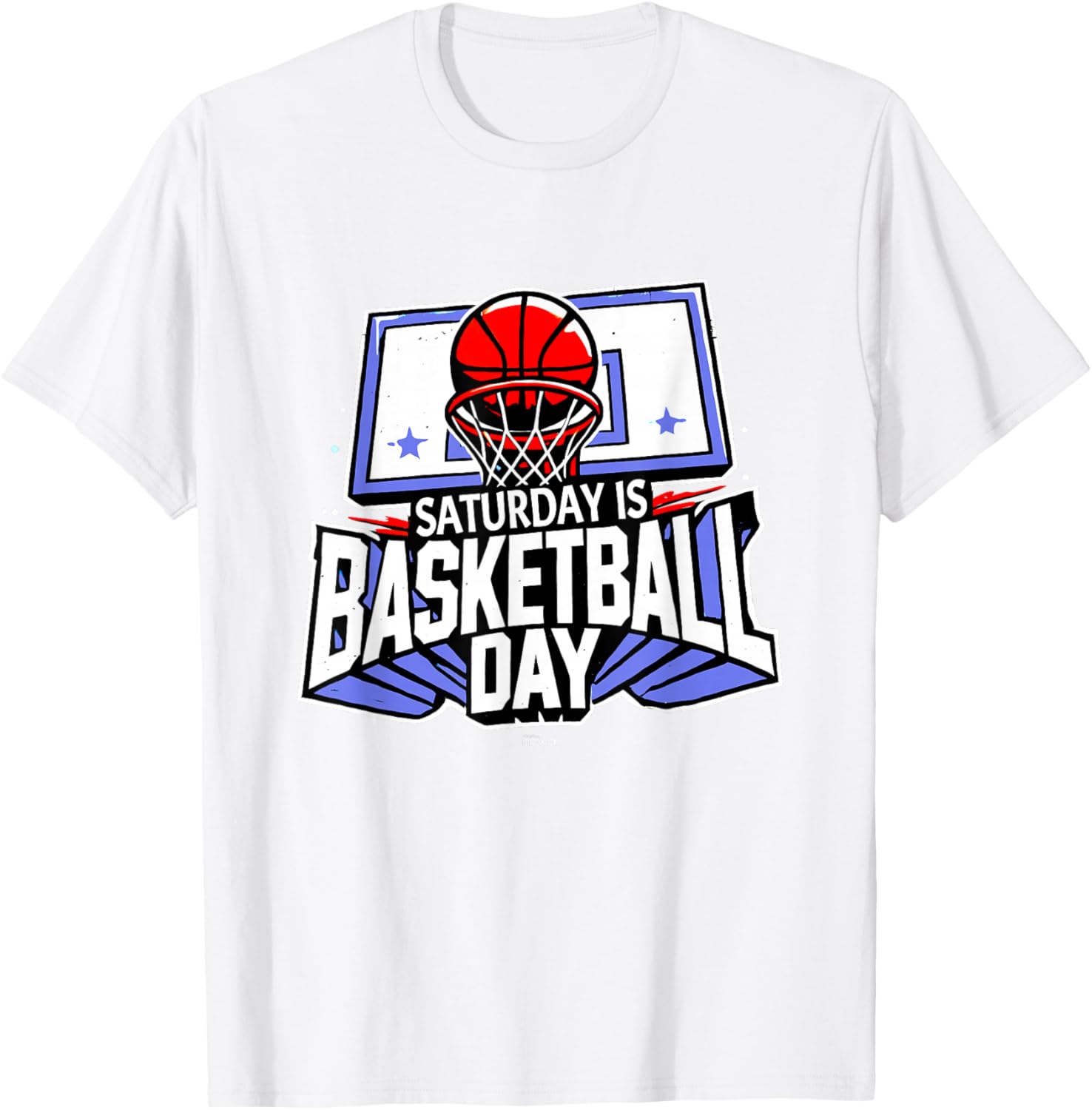 Saturday is Basketball Day T-Shirt for Fans, Great Gift for Players - 1
