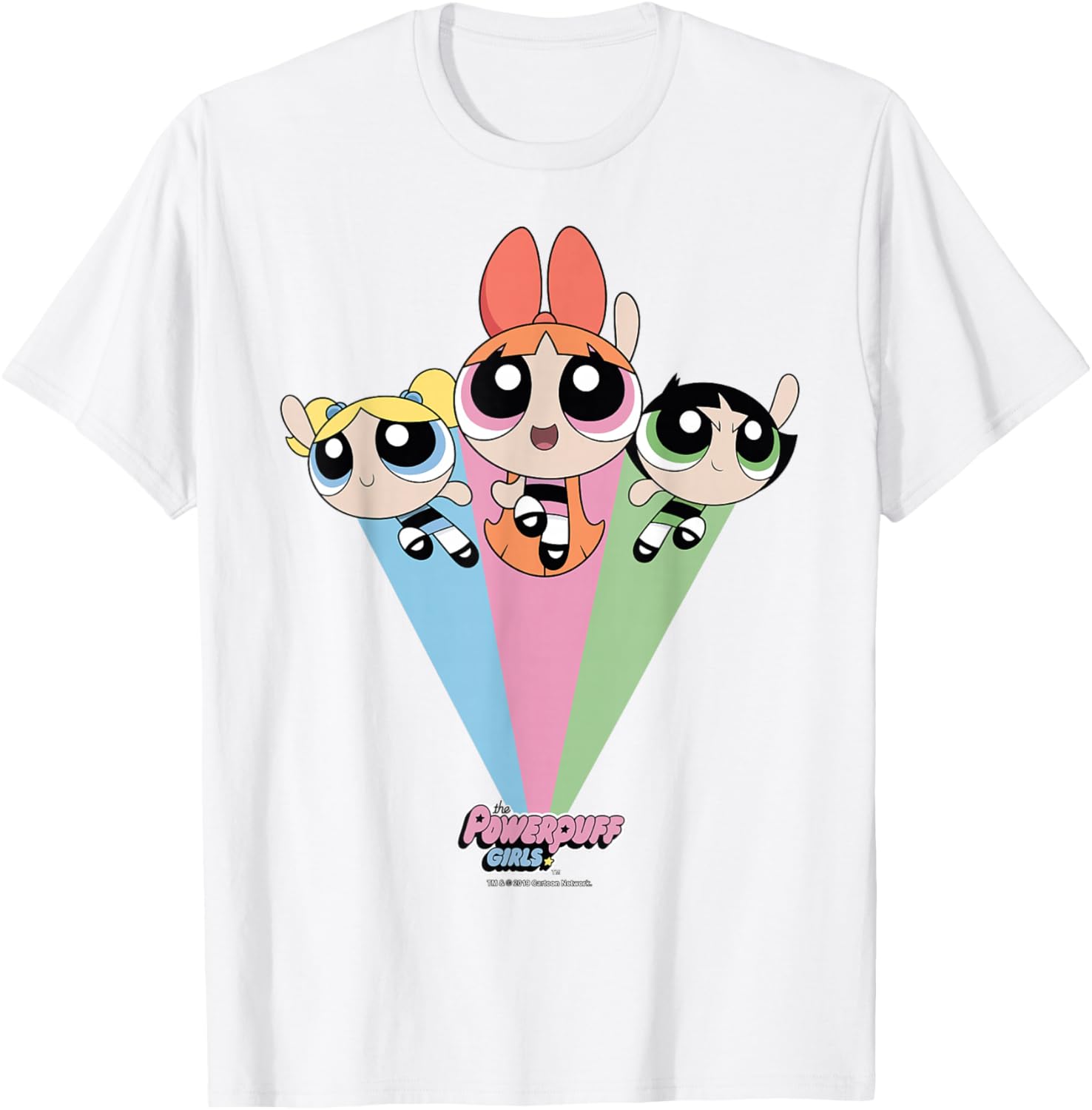 Powerpuff Girls Group Shot T-Shirt for Fans of Classic Cartoon Style - 1