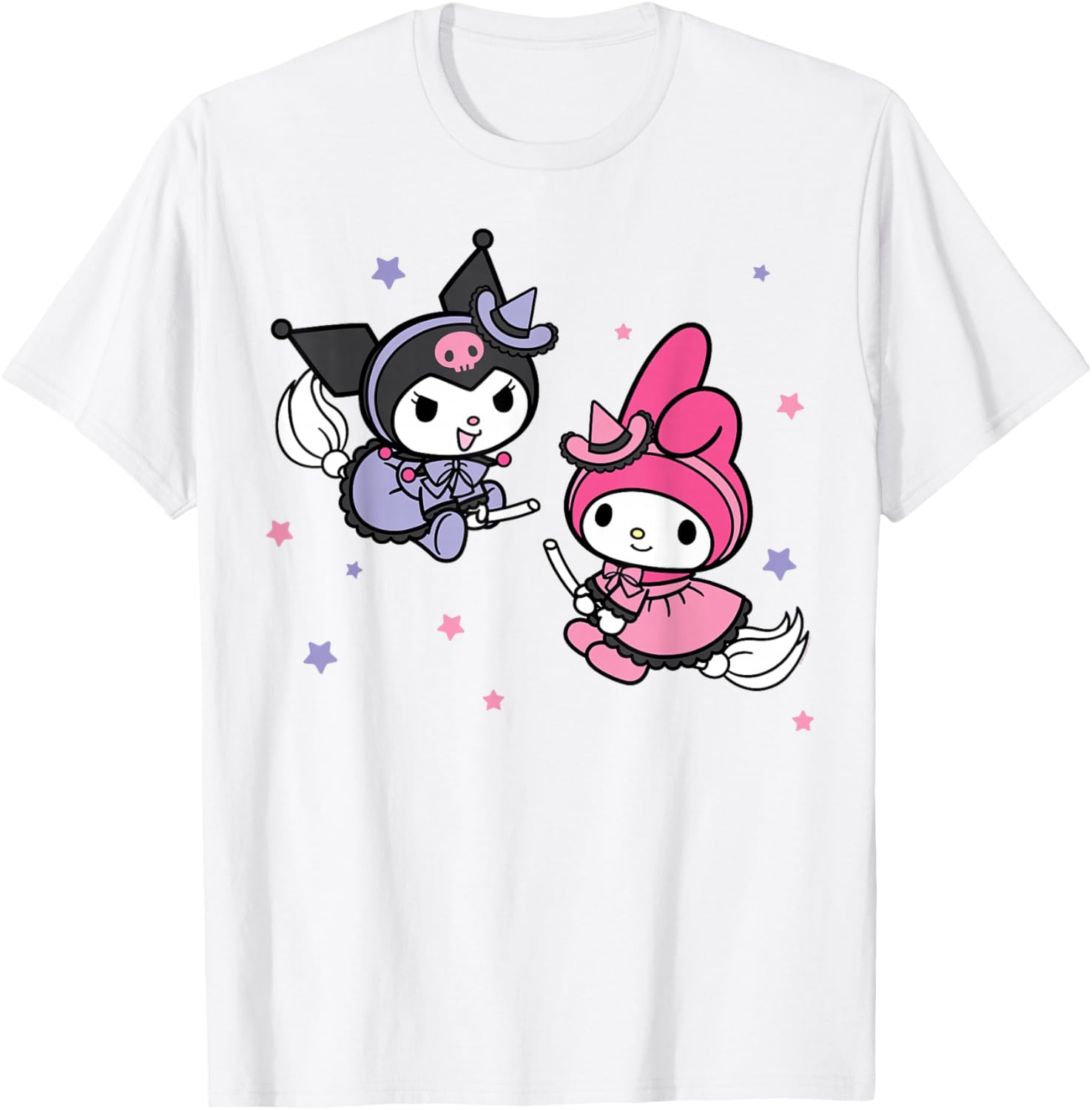 My Melody Kuromi Little Witches Halloween T-Shirt for Kids and Adults - 5