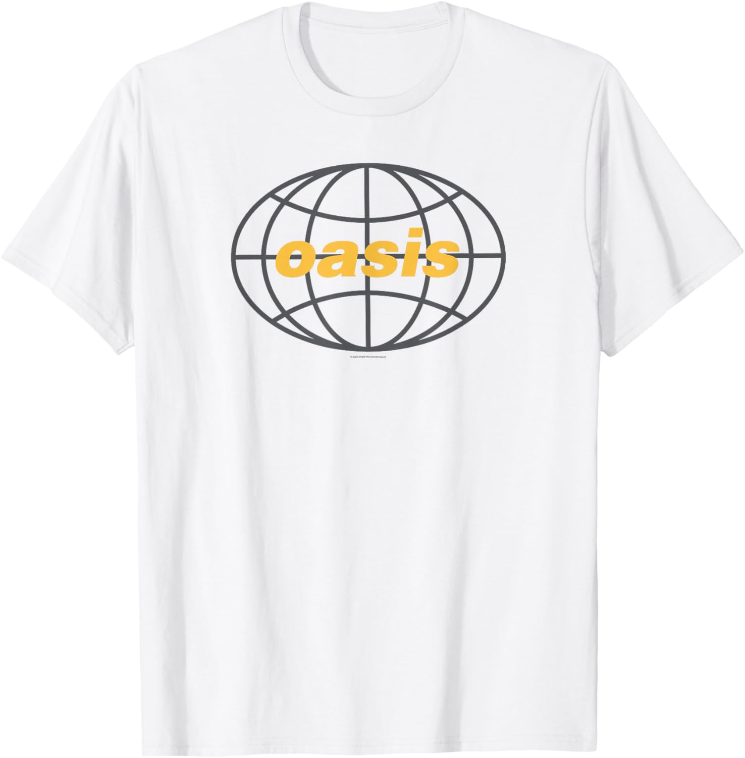 Oasis All Around The World 1997 White T-Shirt for Stylish Comfort - 1