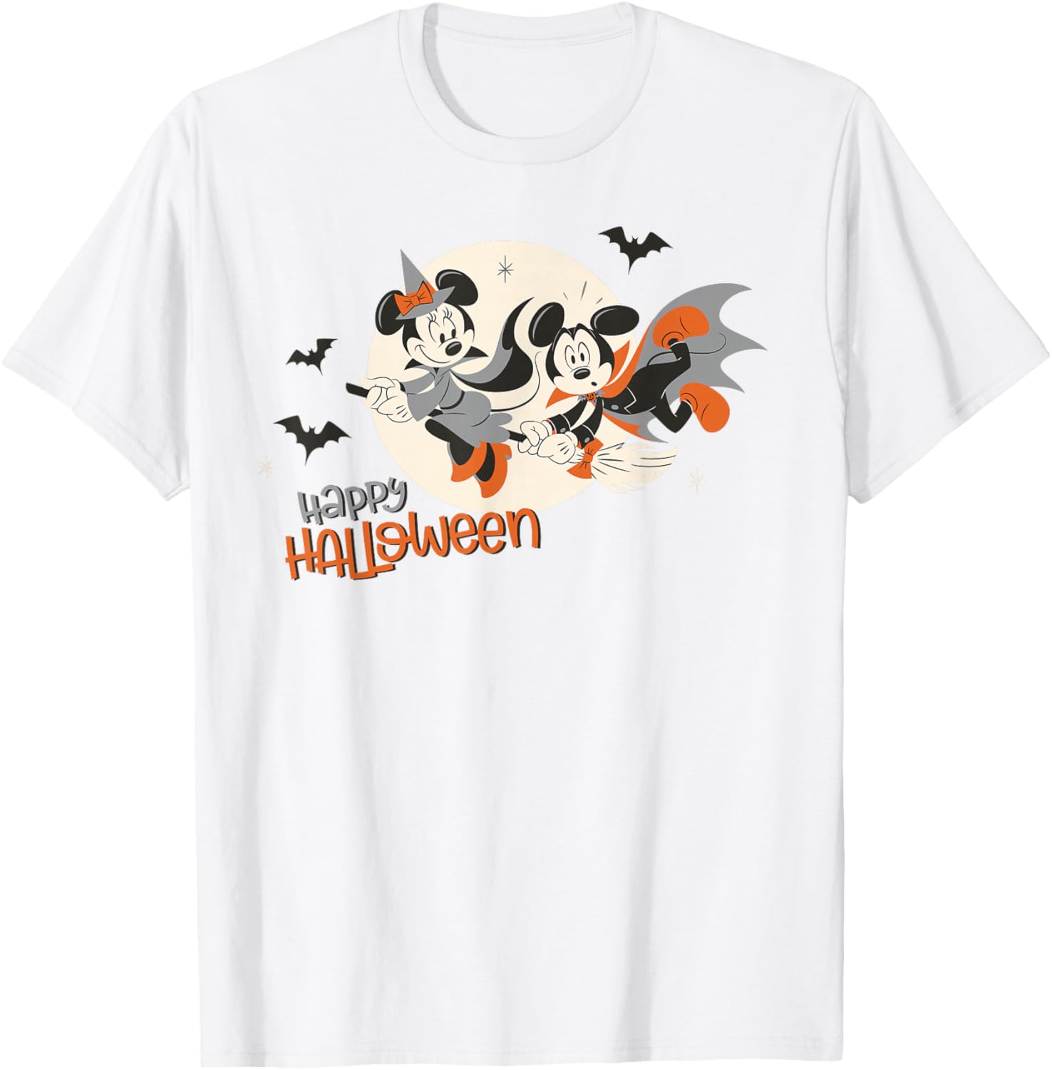 Disney Halloween Minnie and Mickey Flying T-Shirt for Kids and Adults - 7