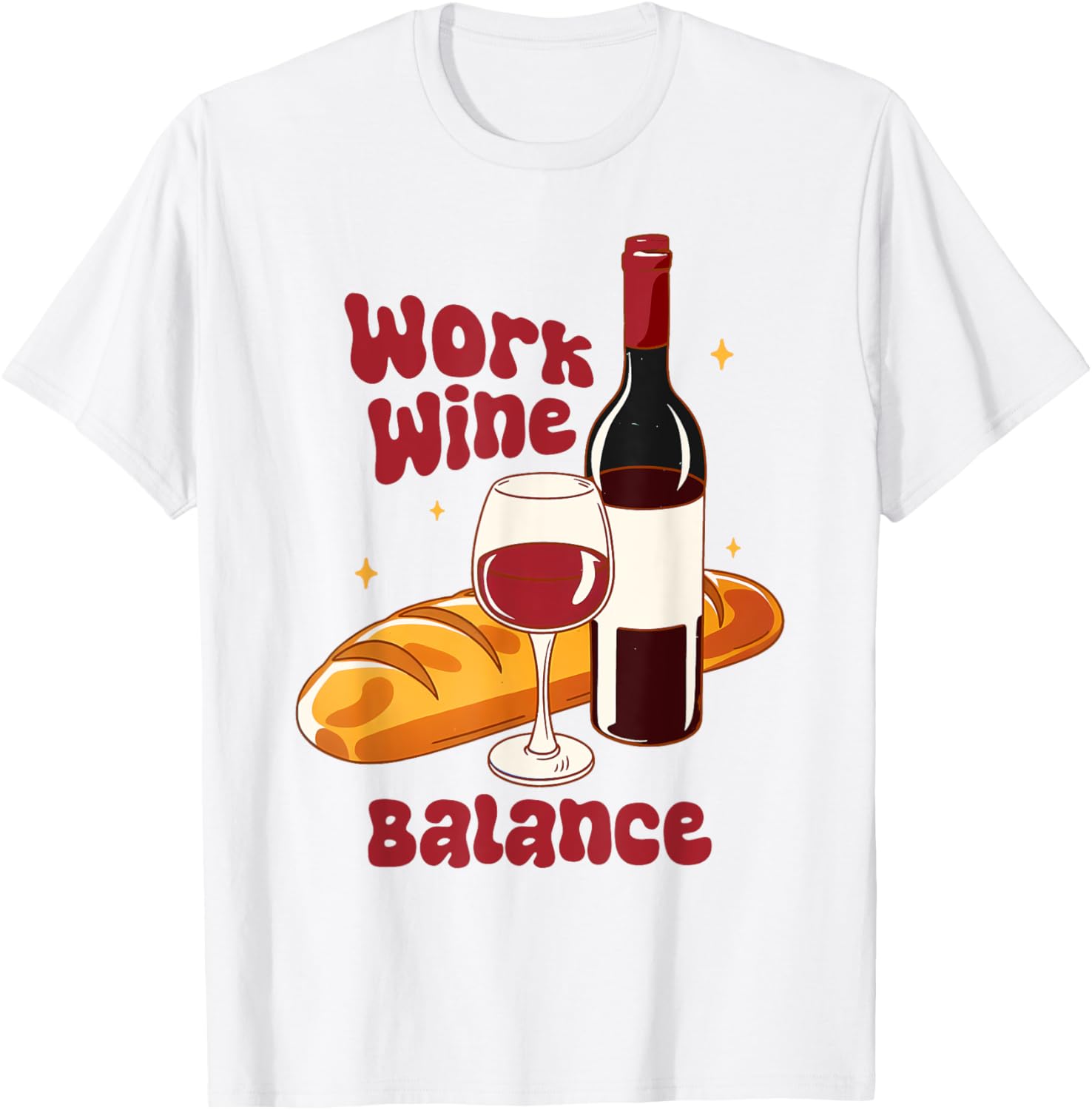 Wine Lover T-Shirt for Day Drinkers - Stylish Work and Relax Wear - 3