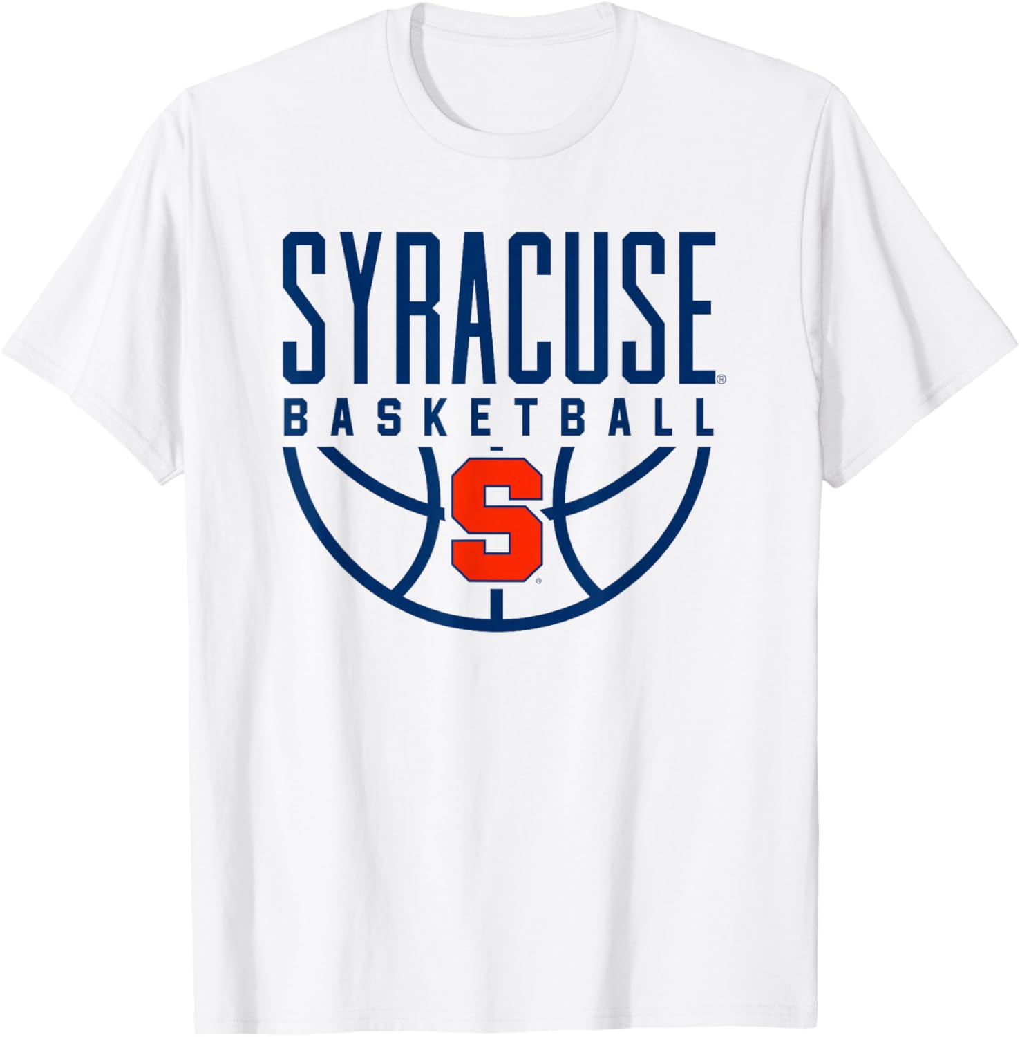 Syracuse University Orange Basketball Arch T-Shirt for Fans and Players - 3