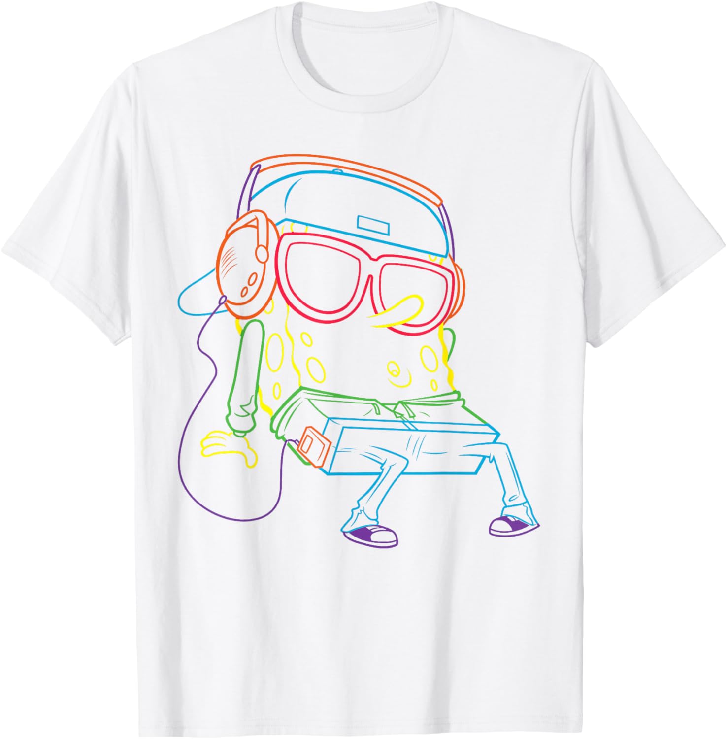 Spongebob SquarePants Hip Hop T-Shirt Fun and Stylish Graphic Tee - 9