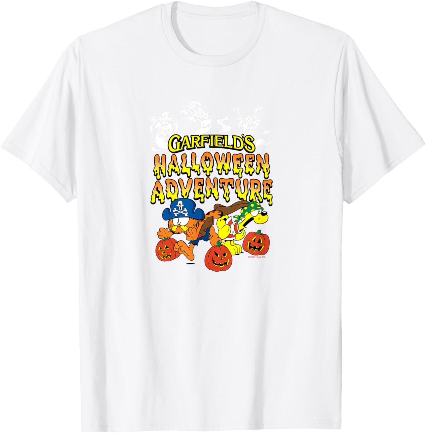 Garfield Halloween Adventure T-Shirt for Fun and Festive Style - 13
