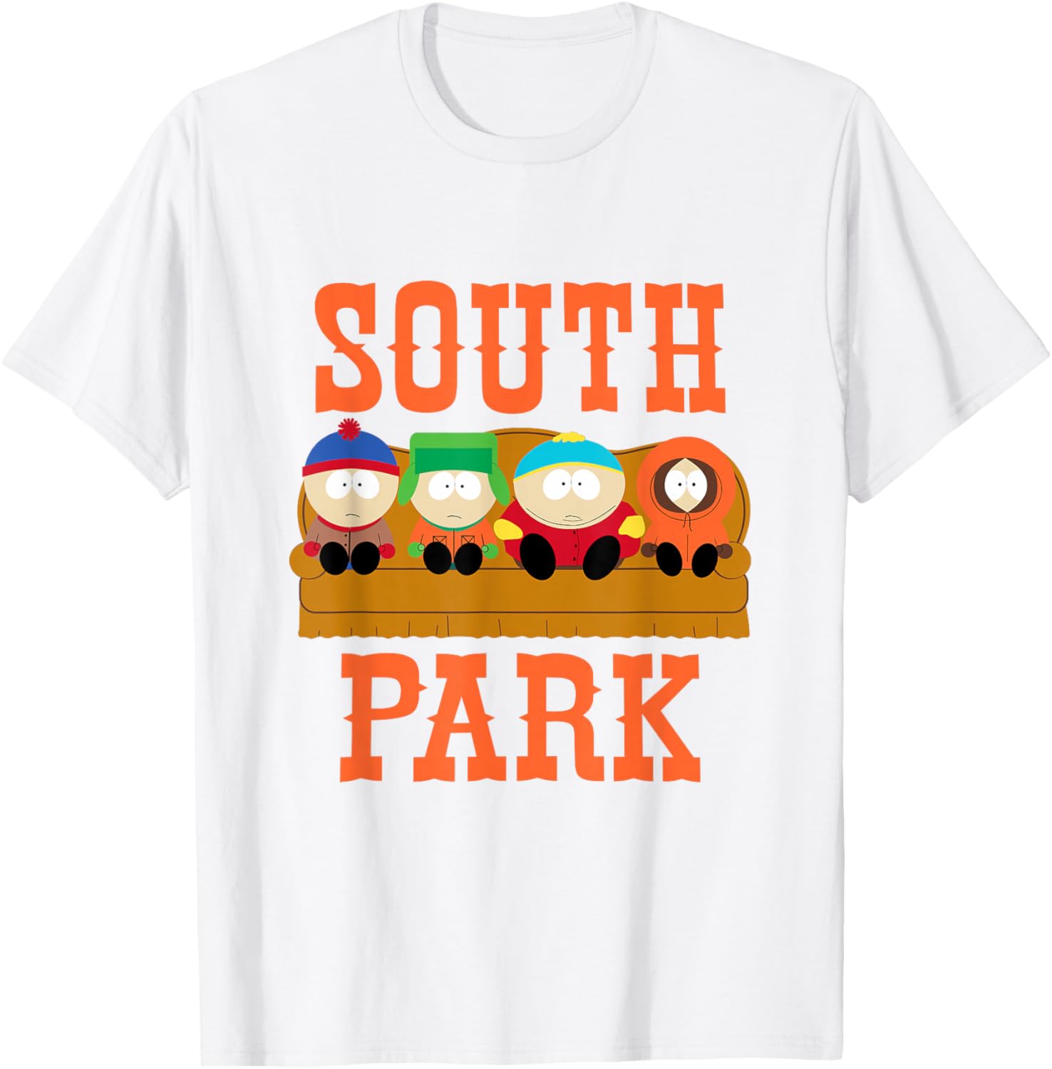 South Park Couch Line Up T-Shirt for Fans of Fun and Fashion - 4