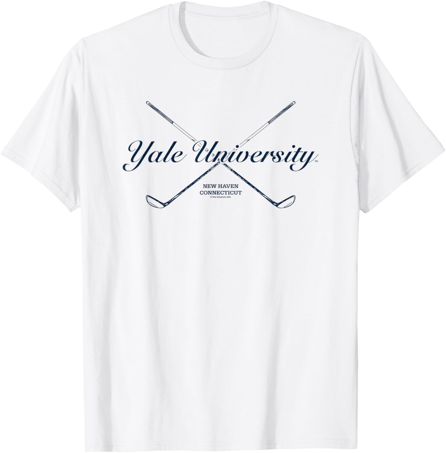 Yale University Golf Team Logo T-Shirt for Sports Fans and Alumni - 1