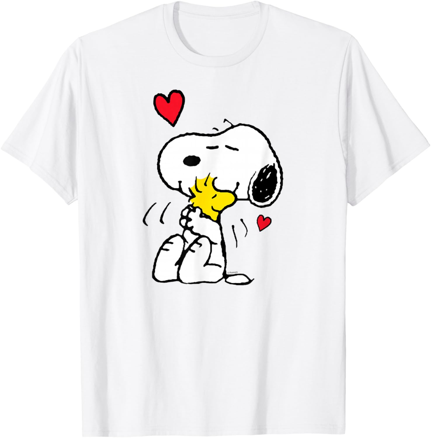 Peanuts Valentine Snoopy and Woodstock Cute Love T-Shirt for Kids - 8