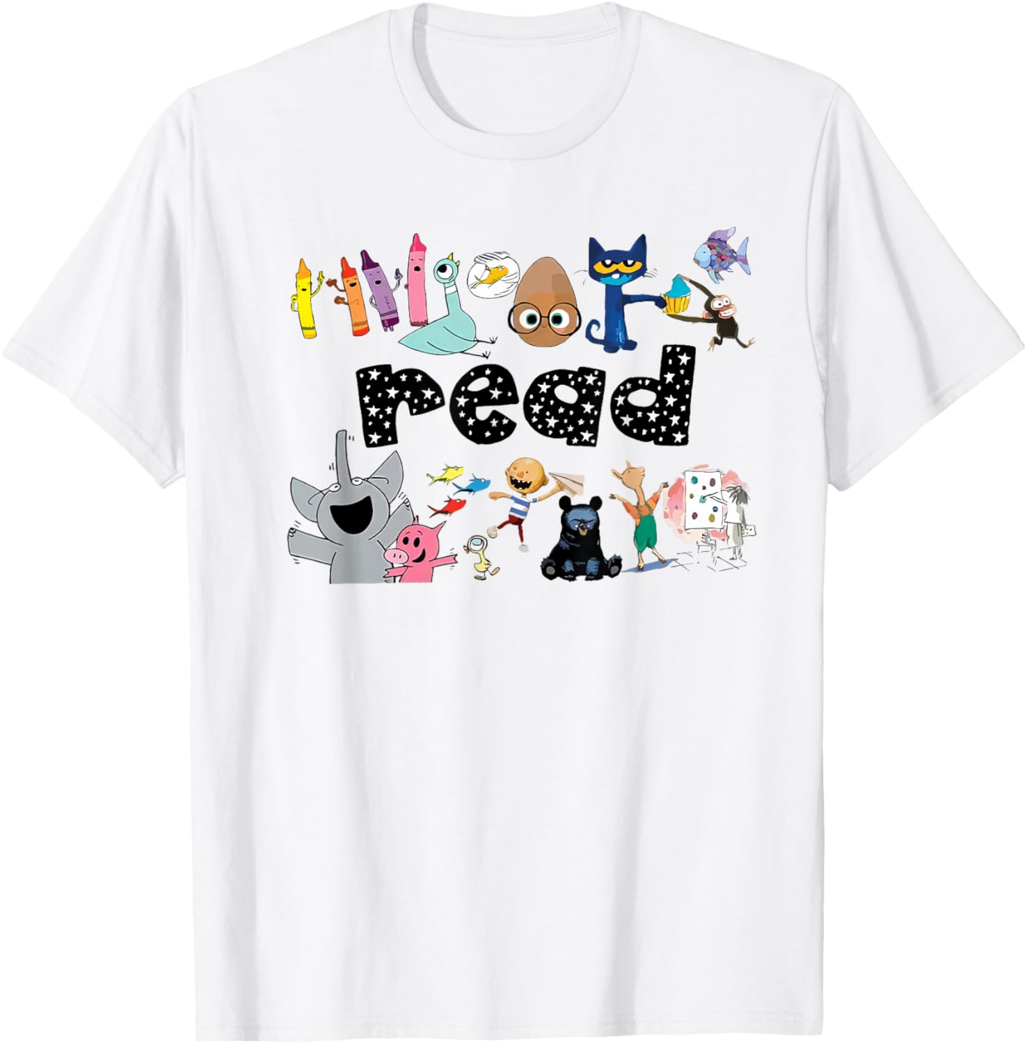 Read Children's Books Teacher T-Shirt for Book Lovers and Educators - 1