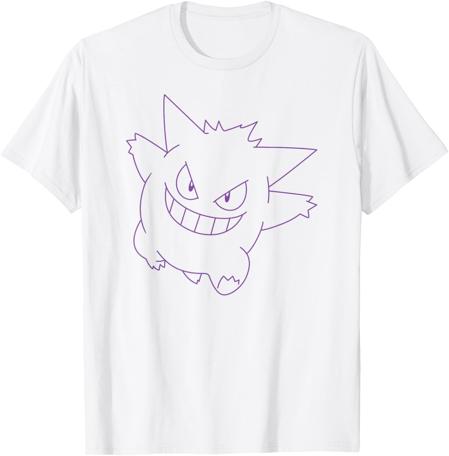 Pokémon Gengar Big Face T-Shirt Fun Graphic Tee for Fans and Collectors - 4