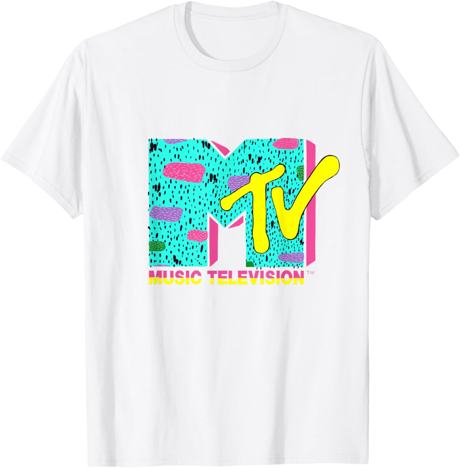 Vibrant Mademark x MTV Logo T-Shirt with Funky Design for Enthusiasts - 14