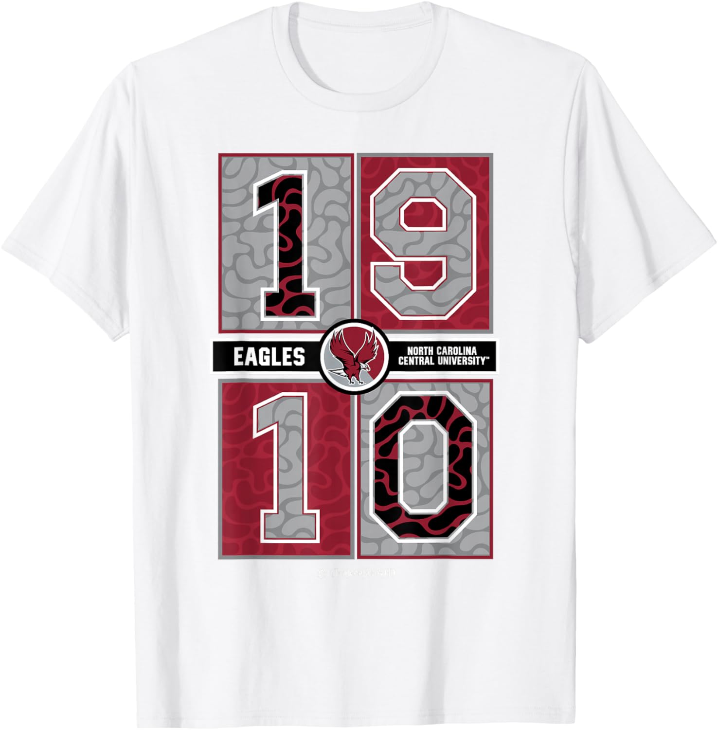 North Carolina Central University NCCU Concrete Date HBCU T-Shirt Design - 1
