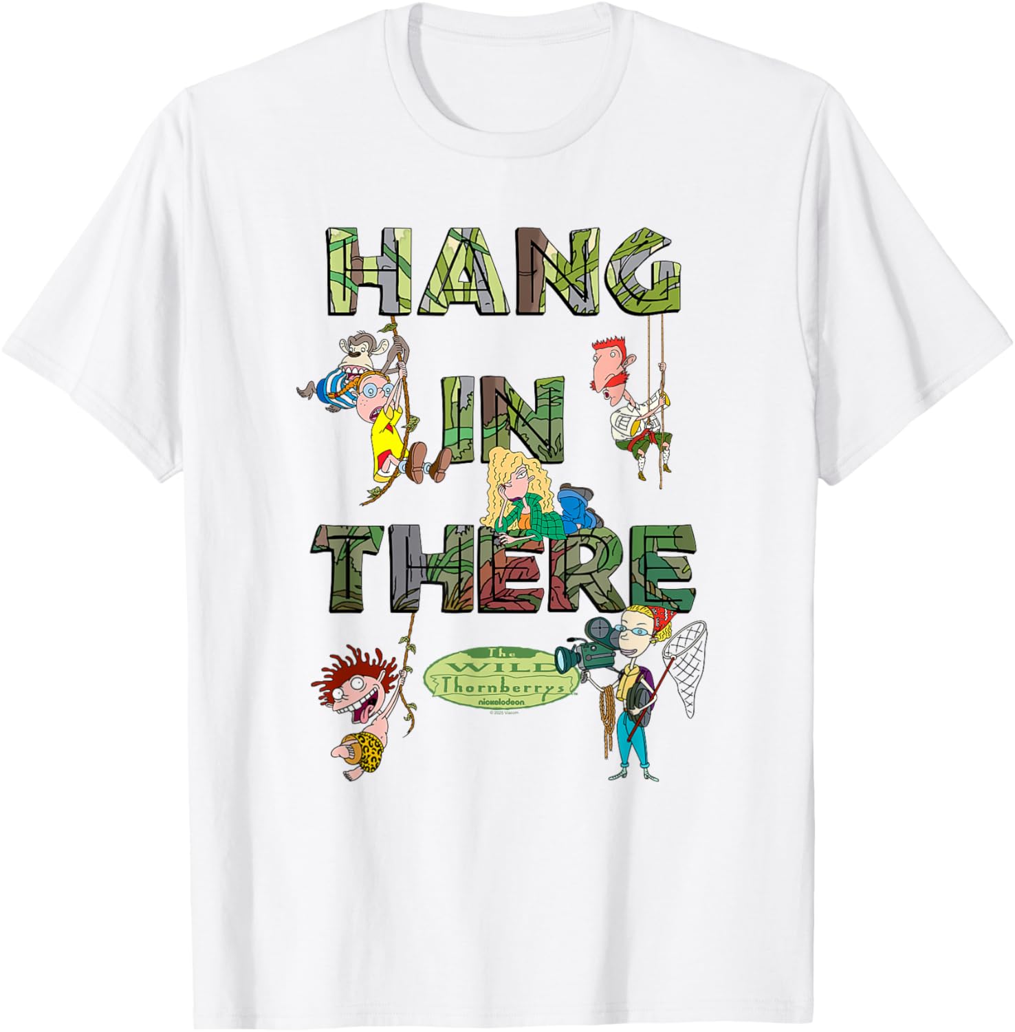 Wild Thornberry's Hang in There Family Cartoon T-Shirt for Fun Outings - 1