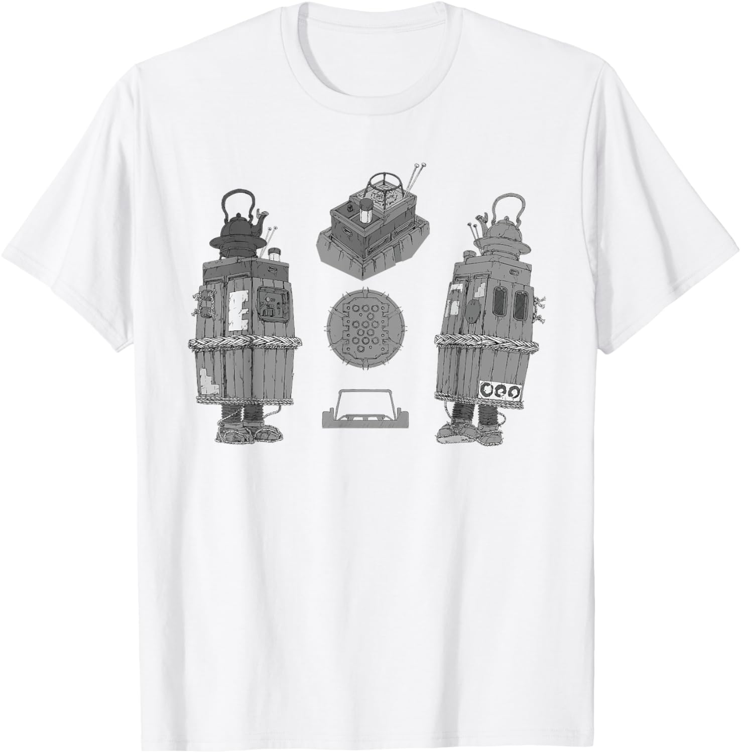 Star Wars Visions The Duel Tea House GNK Droid T-Shirt for Fans - 10