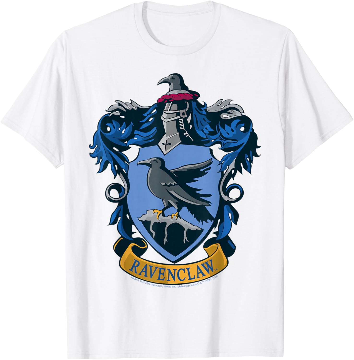 Ravenclaw Hogwarts House Nouveau Crest T-Shirt for Harry Potter Fans - 11