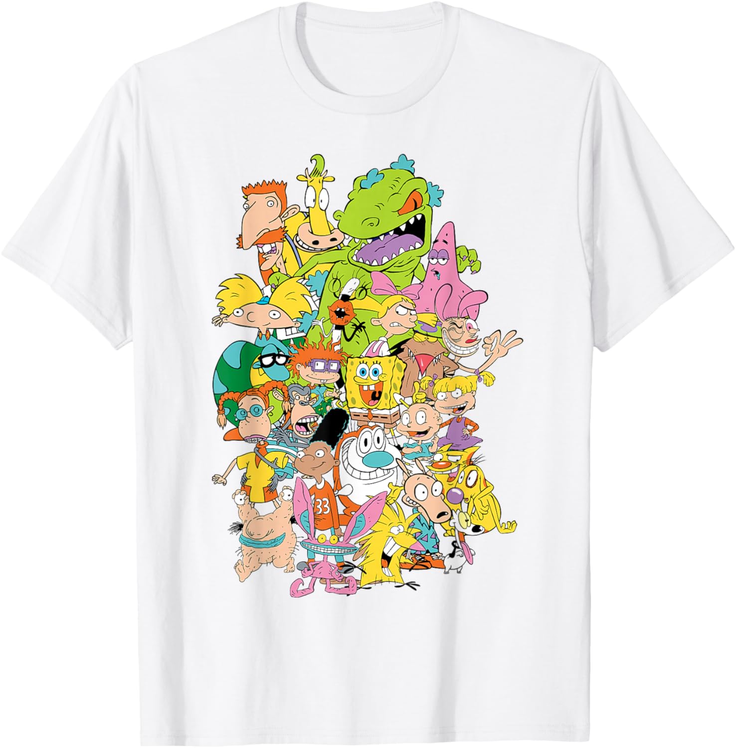 Nickelodeon 90s Throwback Character T-Shirt for Retro Cartoon Fans - 2