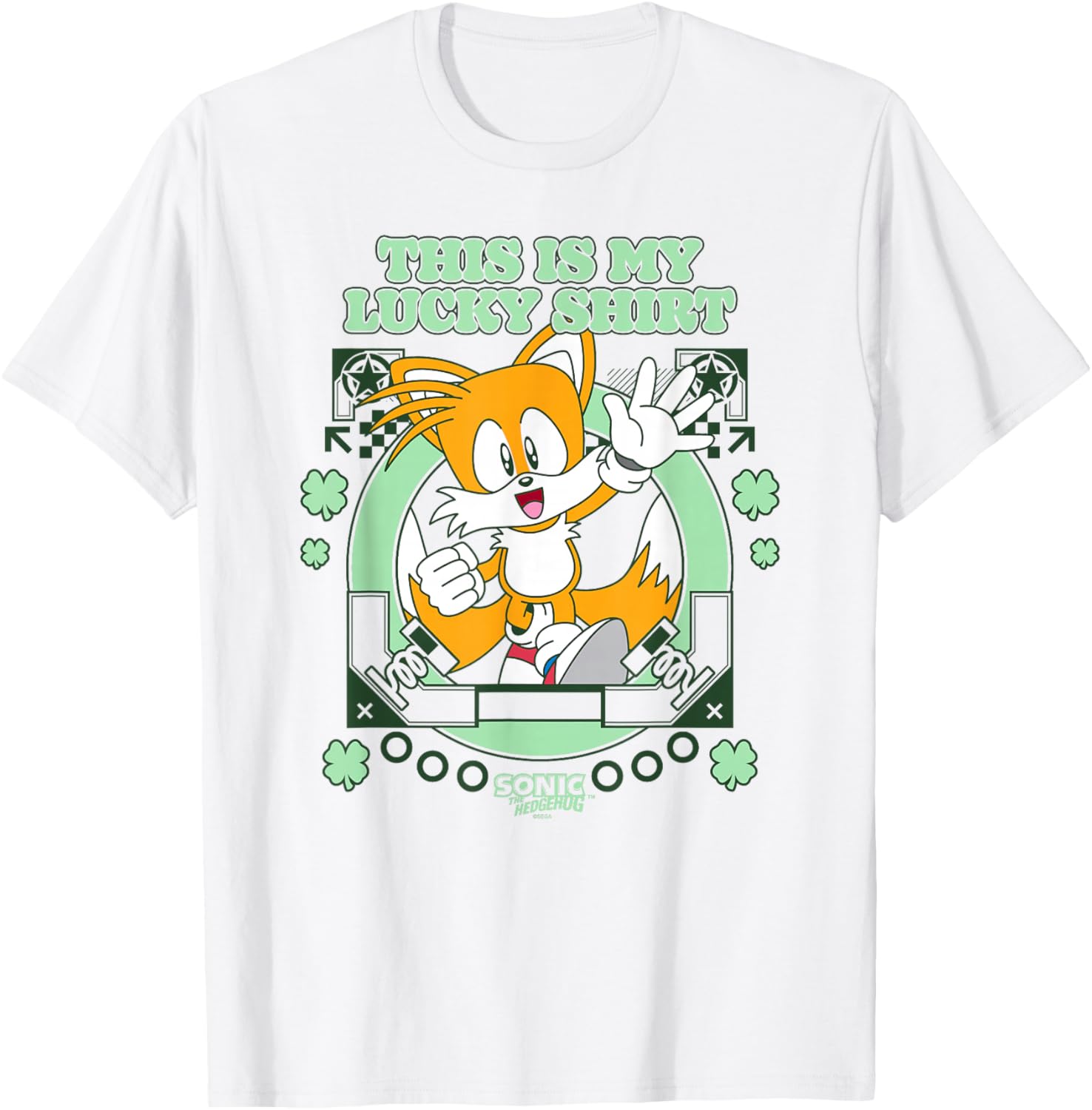 Sonic the Hedgehog Lucky T-Shirt for Happy Tails Fans and Gamers - 4