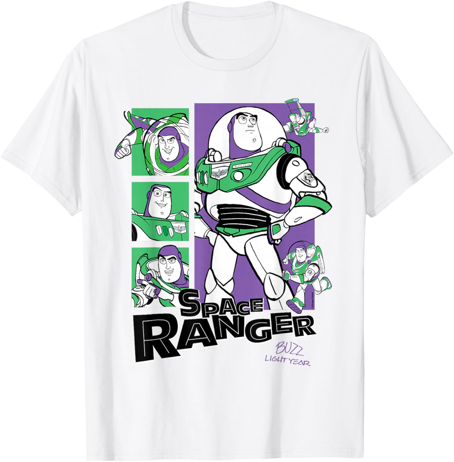 Toy Story Buzz Lightyear Signature T-Shirt for Kids and Adults - 12