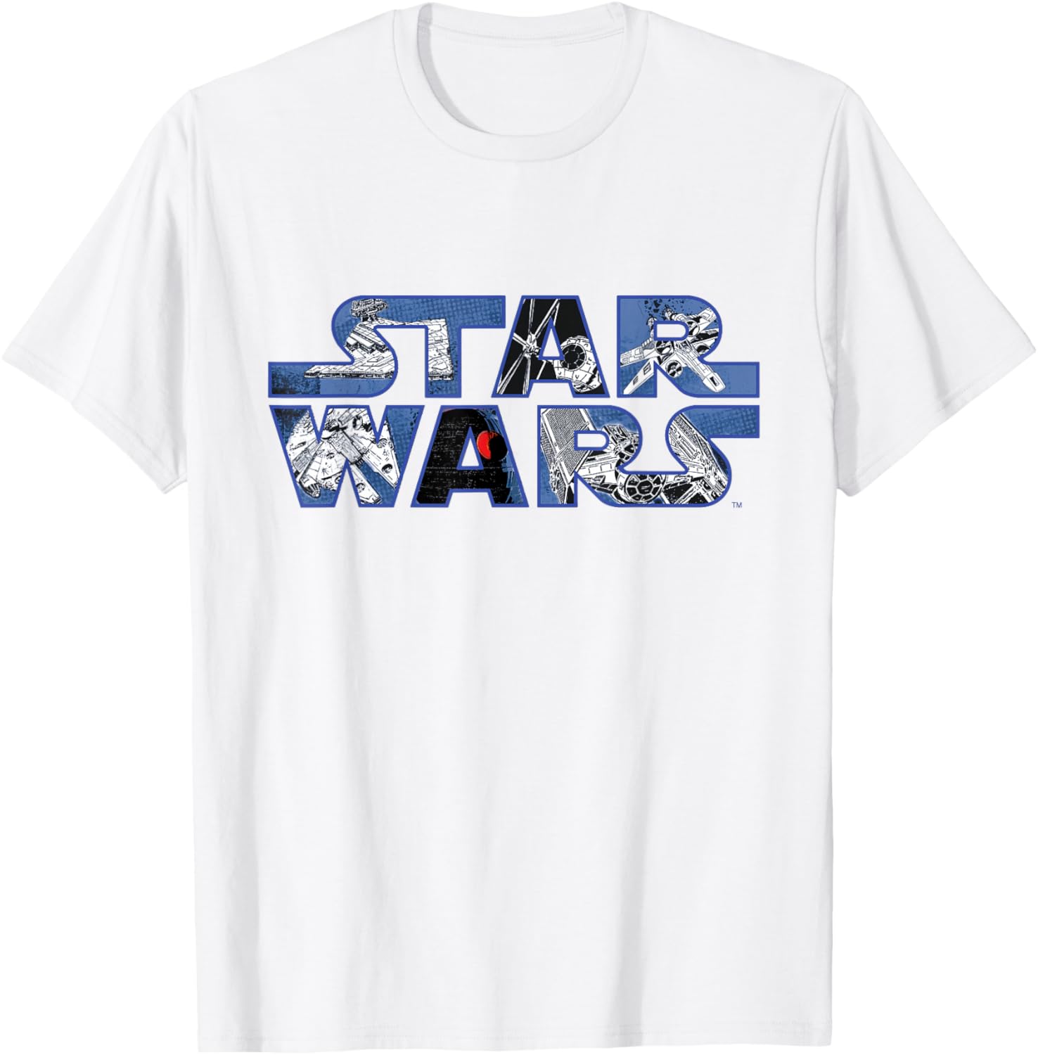 Star Wars Millennium Falcon and Death Star T-Shirt for Fans and Collectors - 10