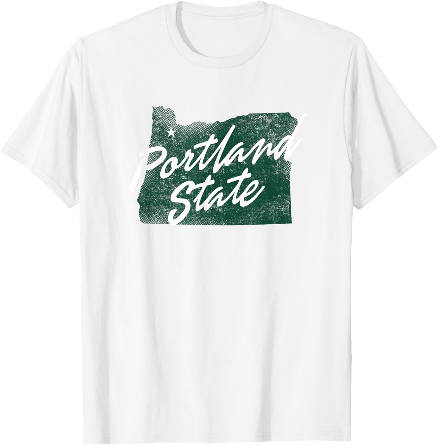 Portland State University Vikings Modern Logo T-Shirt for Fans - 1