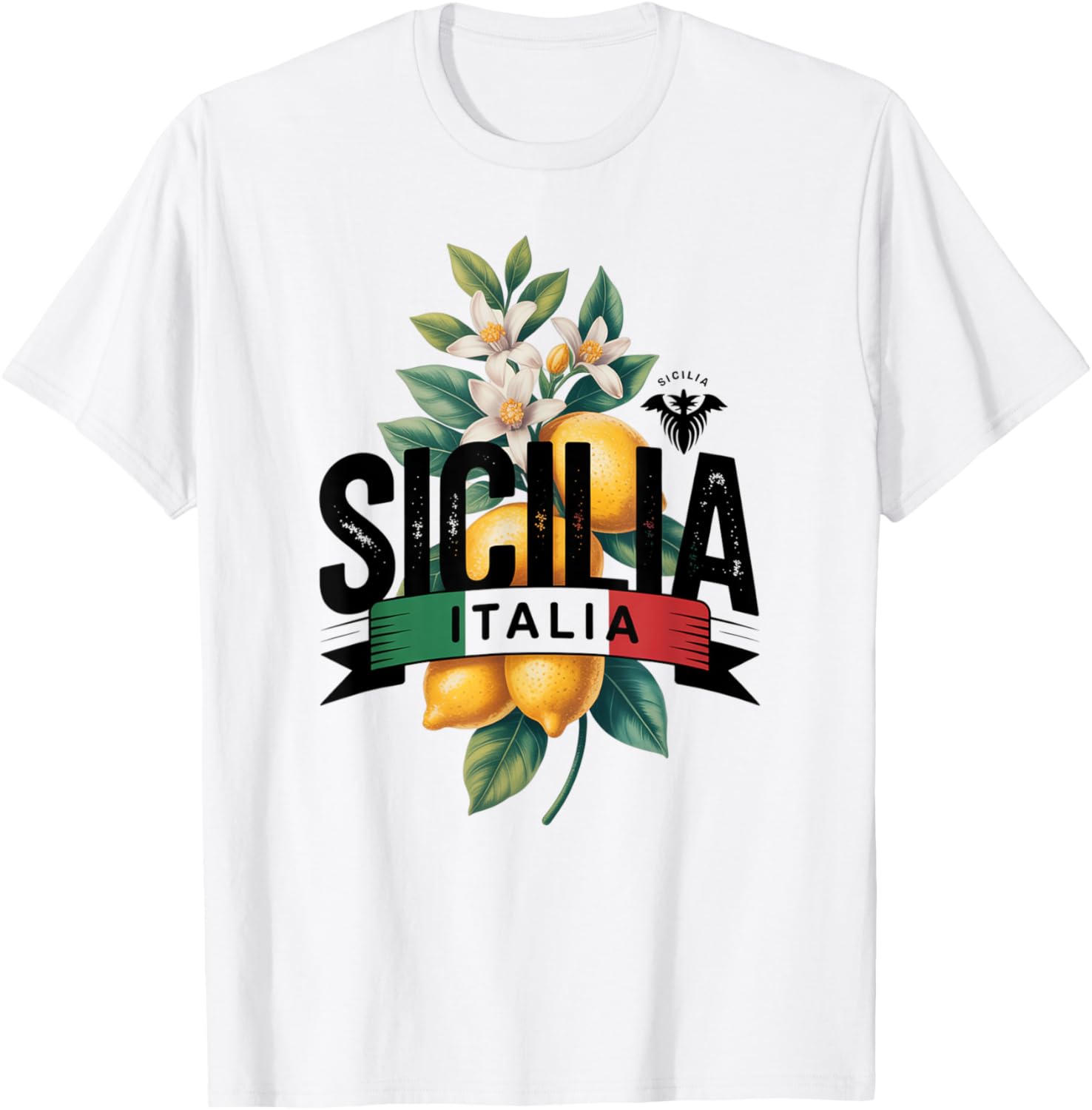 Sicilian Lemon Art T-Shirt for Italy Lovers - Perfect Sicily Souvenir - 2