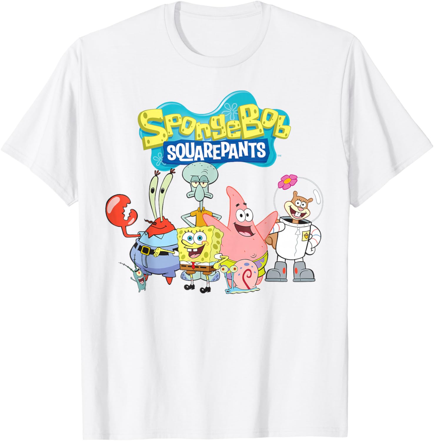 SpongeBob SquarePants Friends T-Shirt for Fun Loving Fans - 5