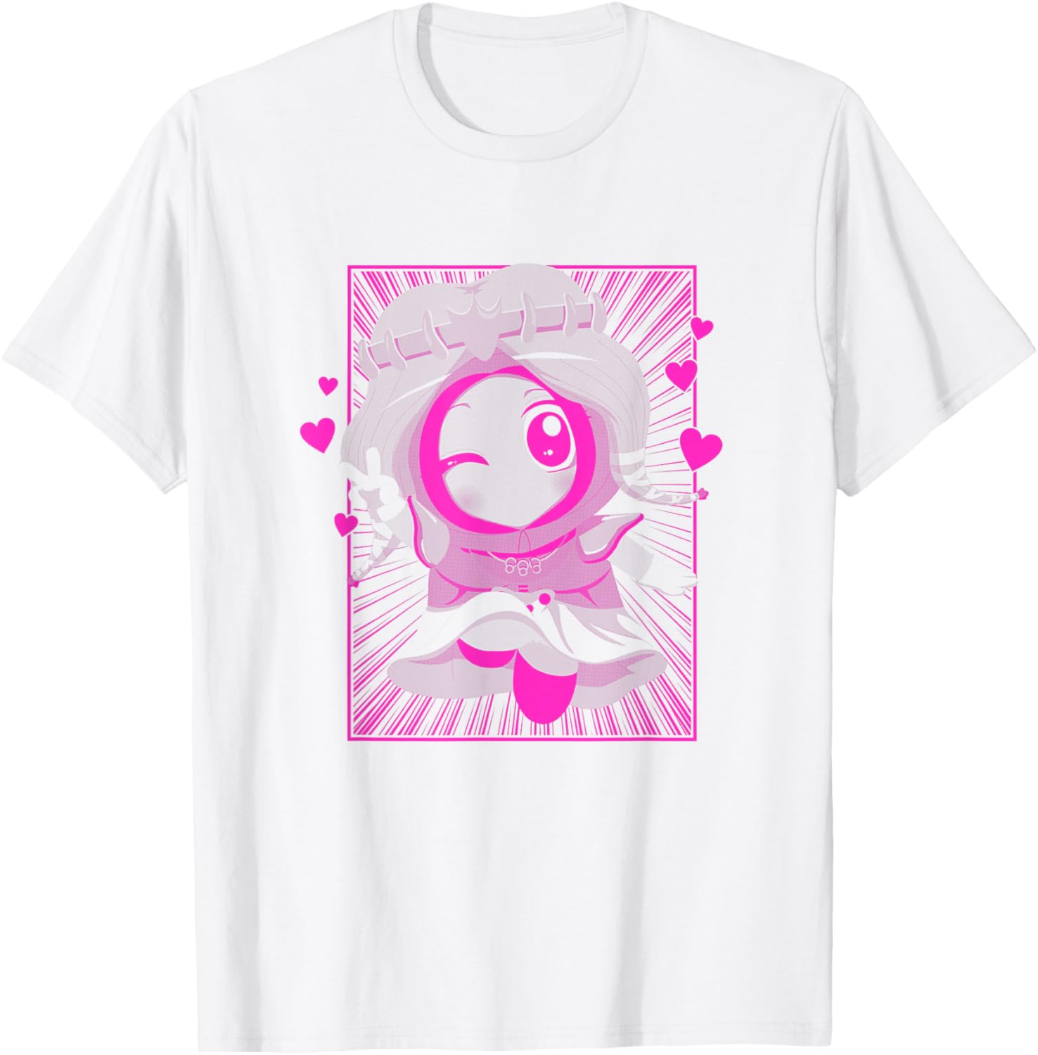 South Park Princess Kenny Neon Pink Anime T-Shirt for Fun Casual Wear - 1
