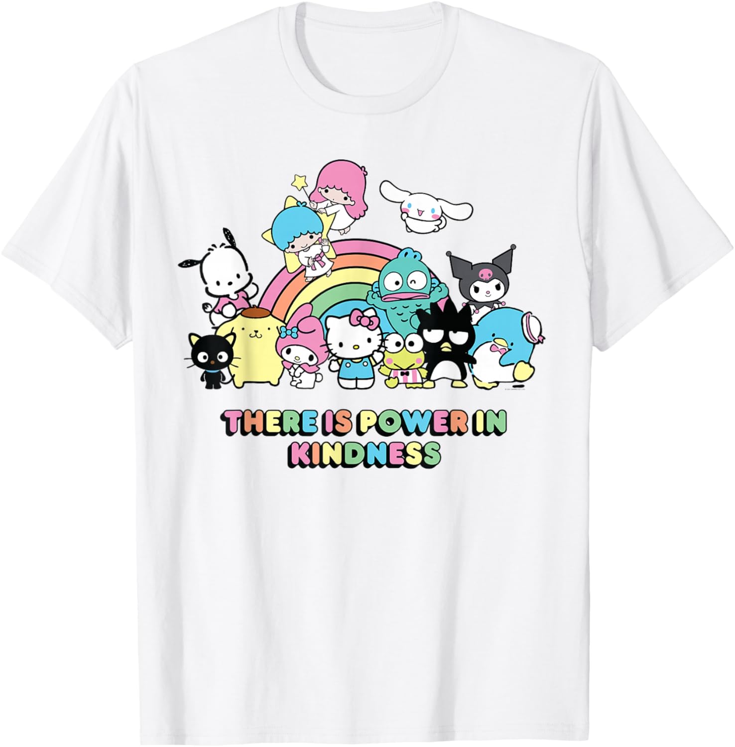 Sanrio Hello Kitty Friends Power in Kindness Classic Fit T-Shirt - 6