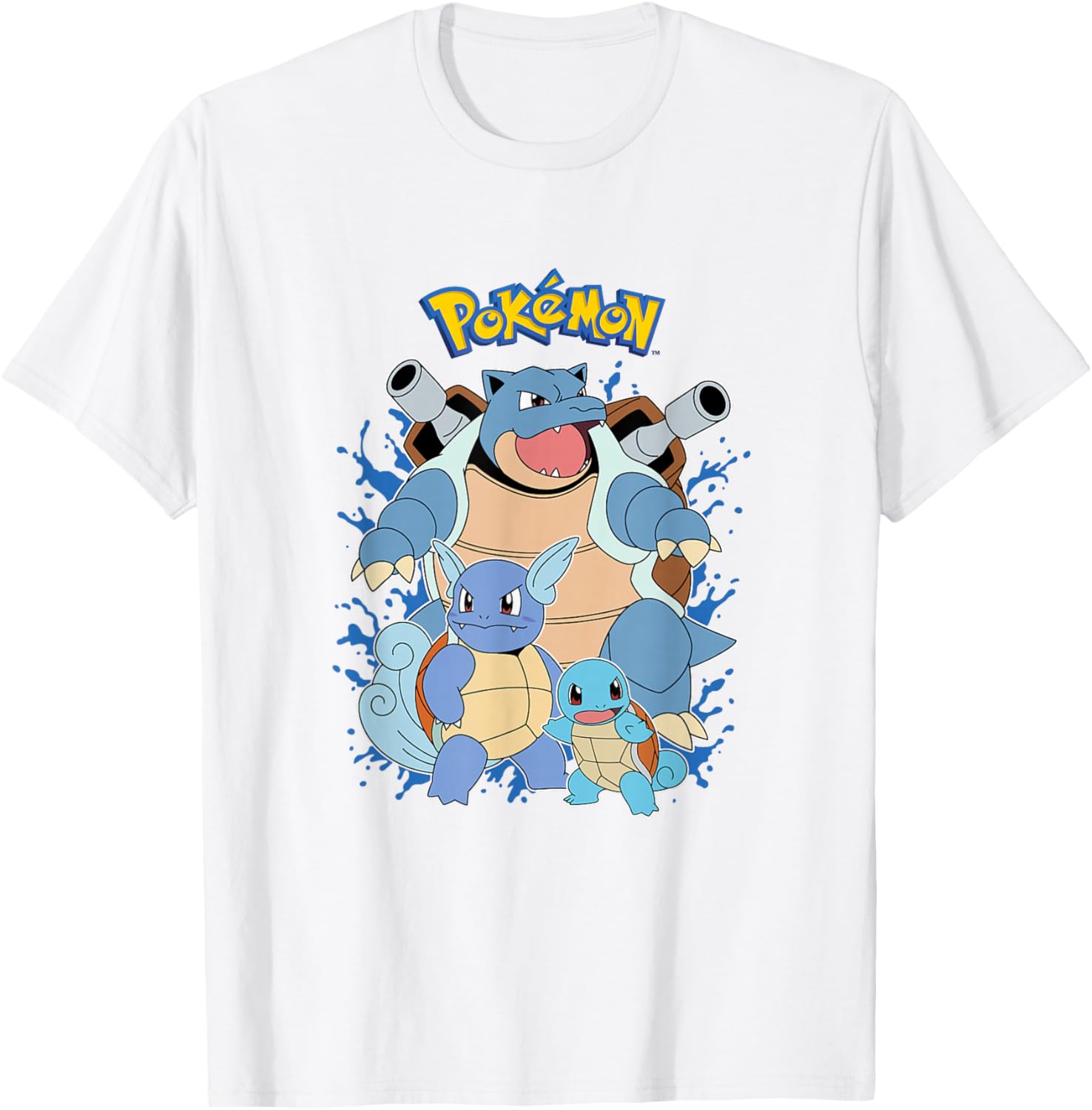 Squirtle Evolution T-Shirt for Pokémon Fans - Fun Graphic Tee Design - 11