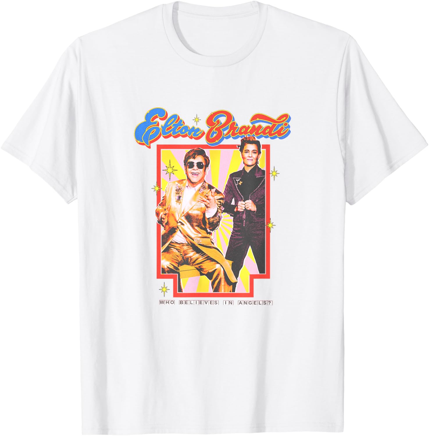 Official Elton John Believes in Angels T-Shirt for Fans and Collectors - 1
