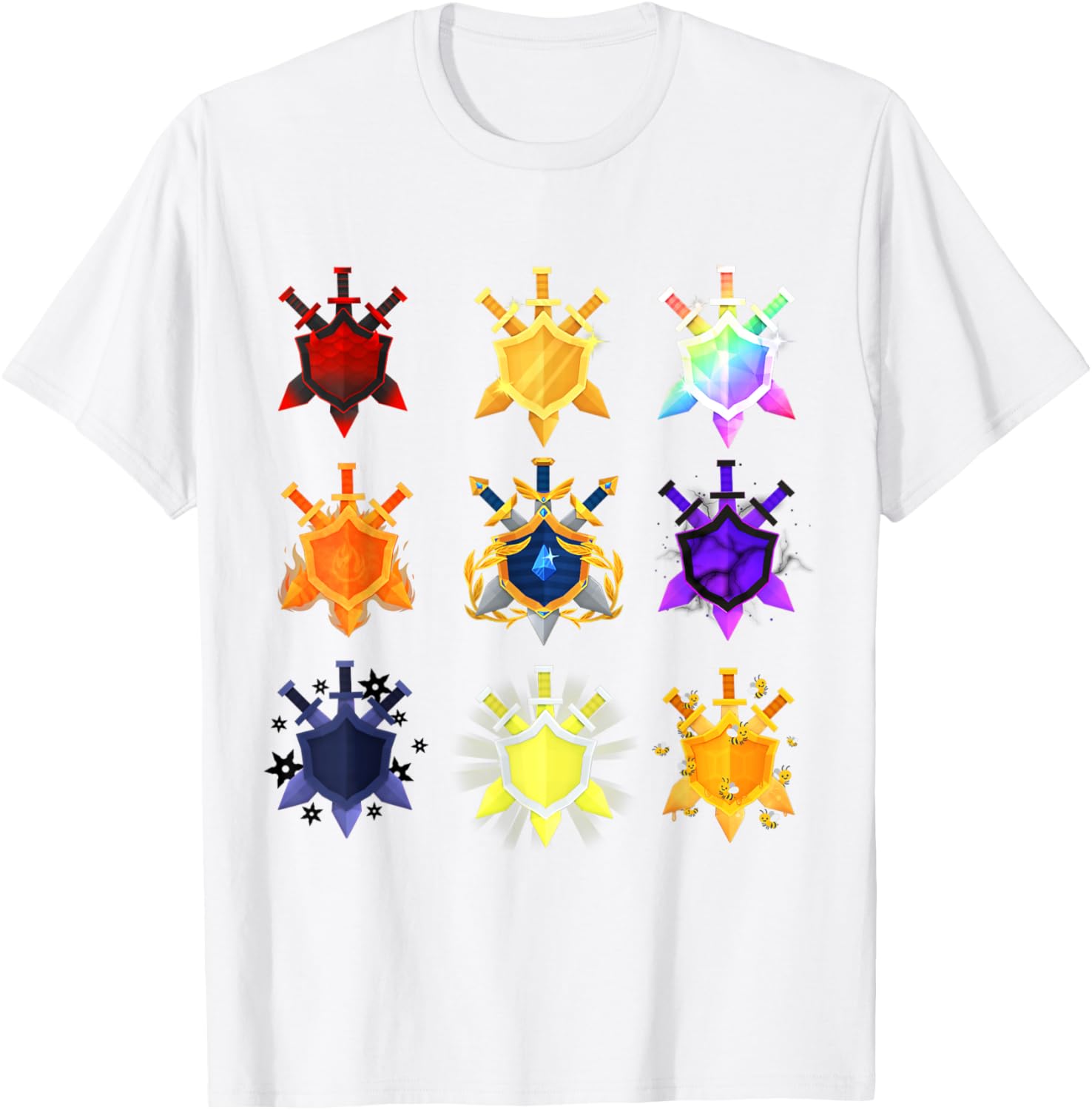 Treasure Quest Emblems T-Shirt for Adventure Lovers and Gamers - 4