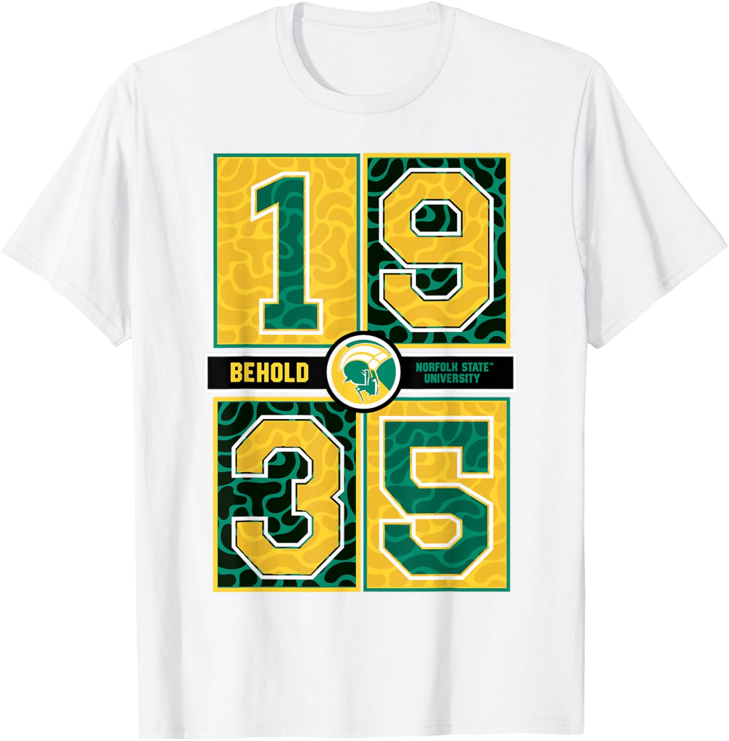 Norfolk State University Spartans HBCU Concrete Date T-Shirt for Fans - 1
