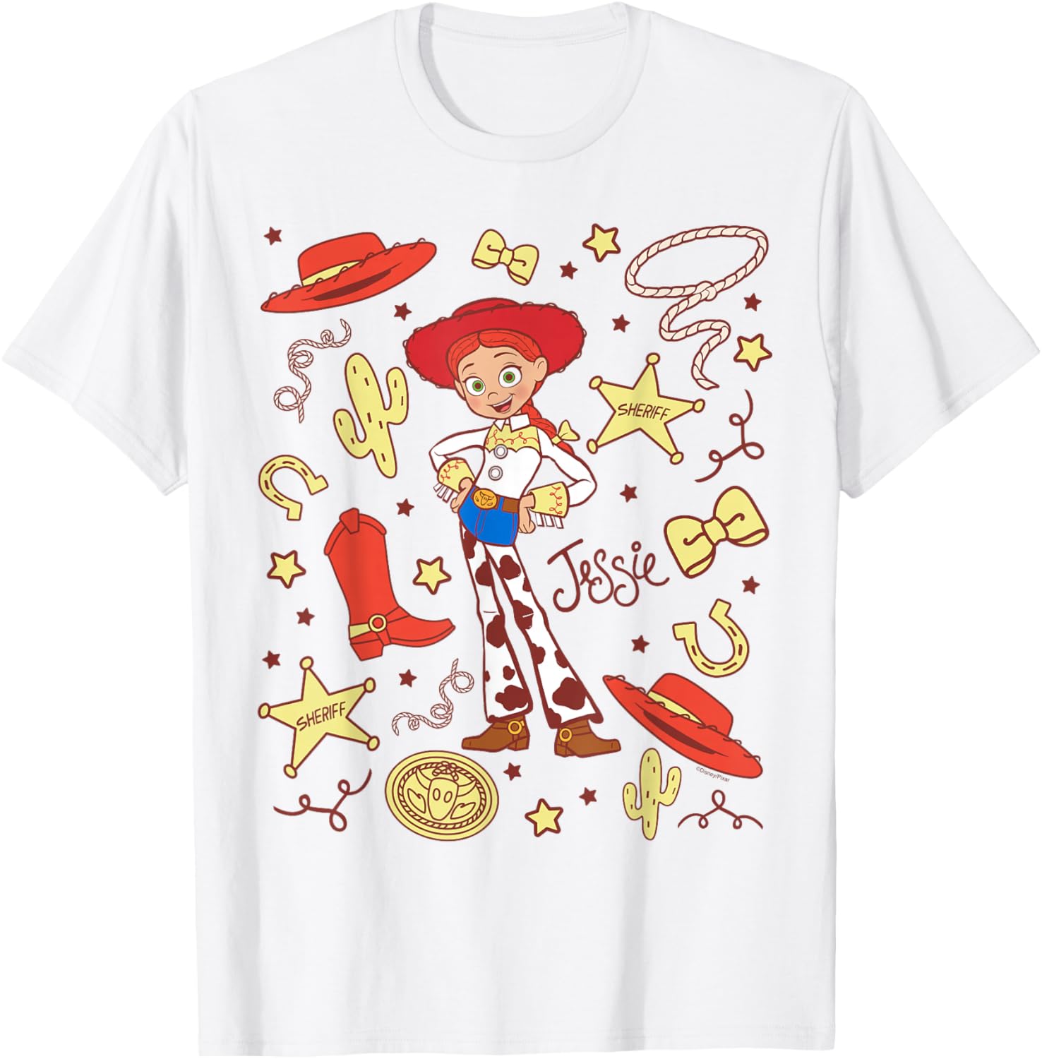 Toy Story Jessie Cowgirl Western Spirit T-Shirt for Kids and Adults - 8