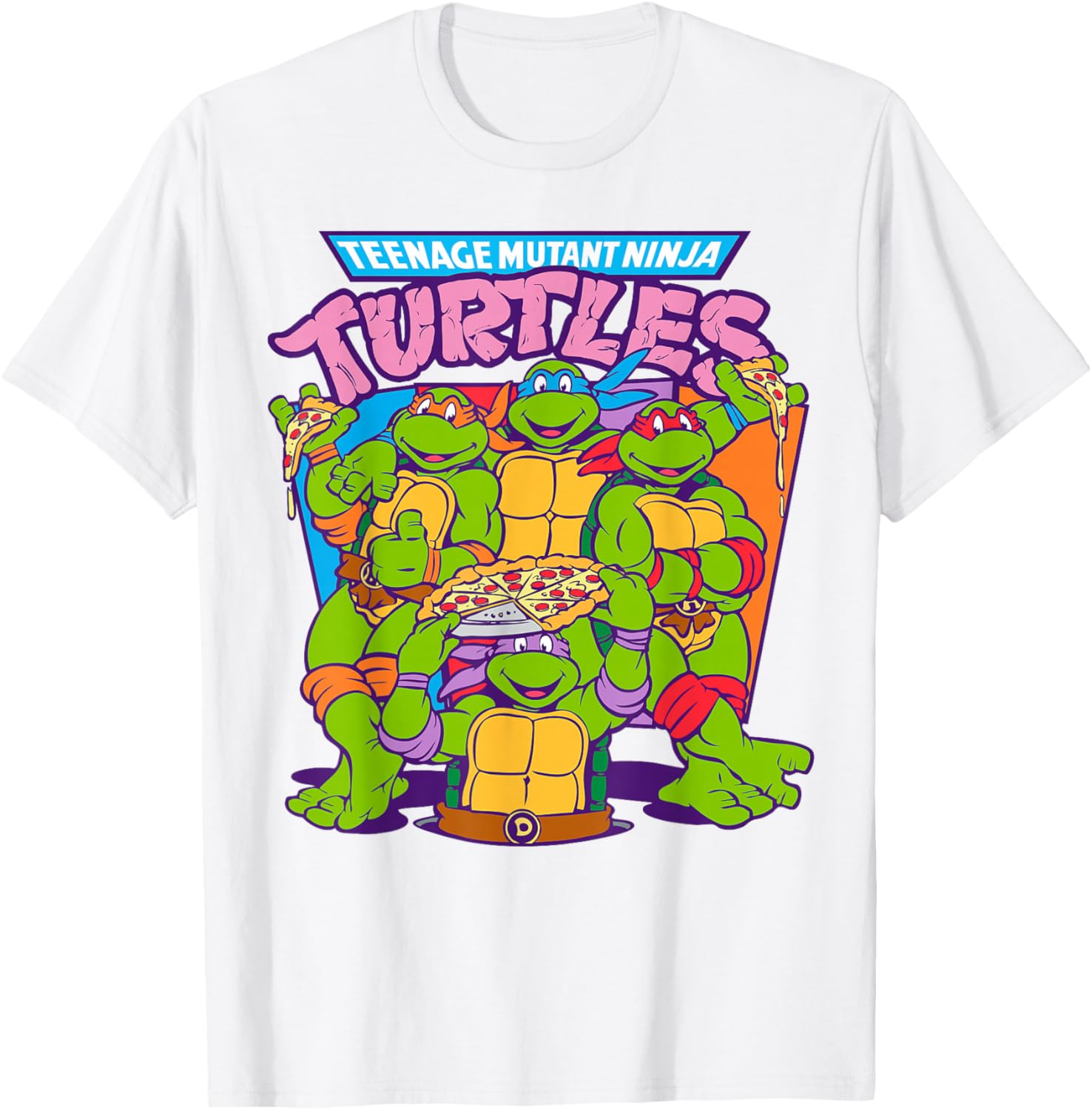 Teenage Mutant Ninja Turtles Pizza and Smiles T-Shirt for Kids - 9