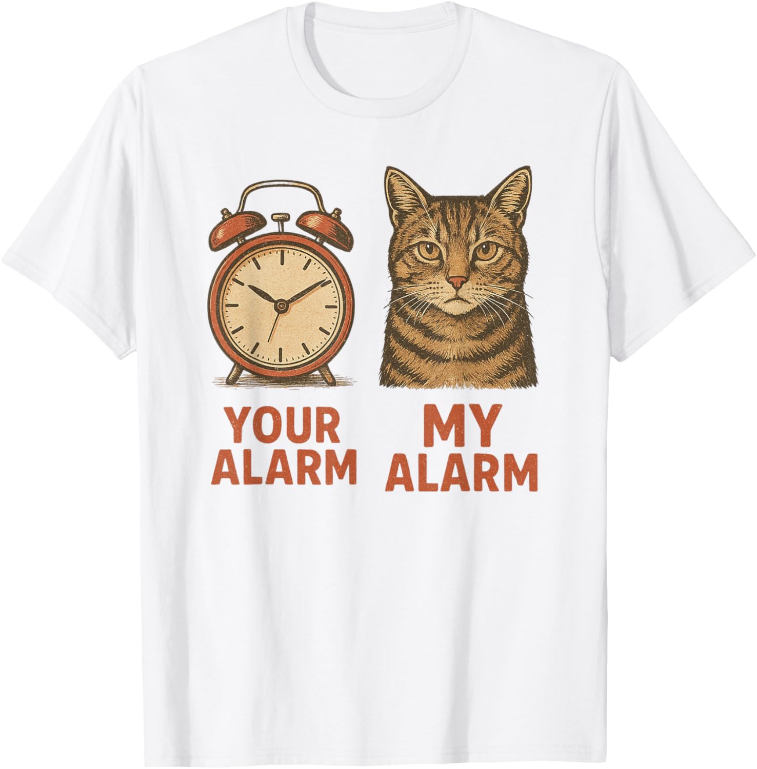 Vintage Kitty Print T-Shirt for Cat Lovers - Funny 60's Style Top - 12