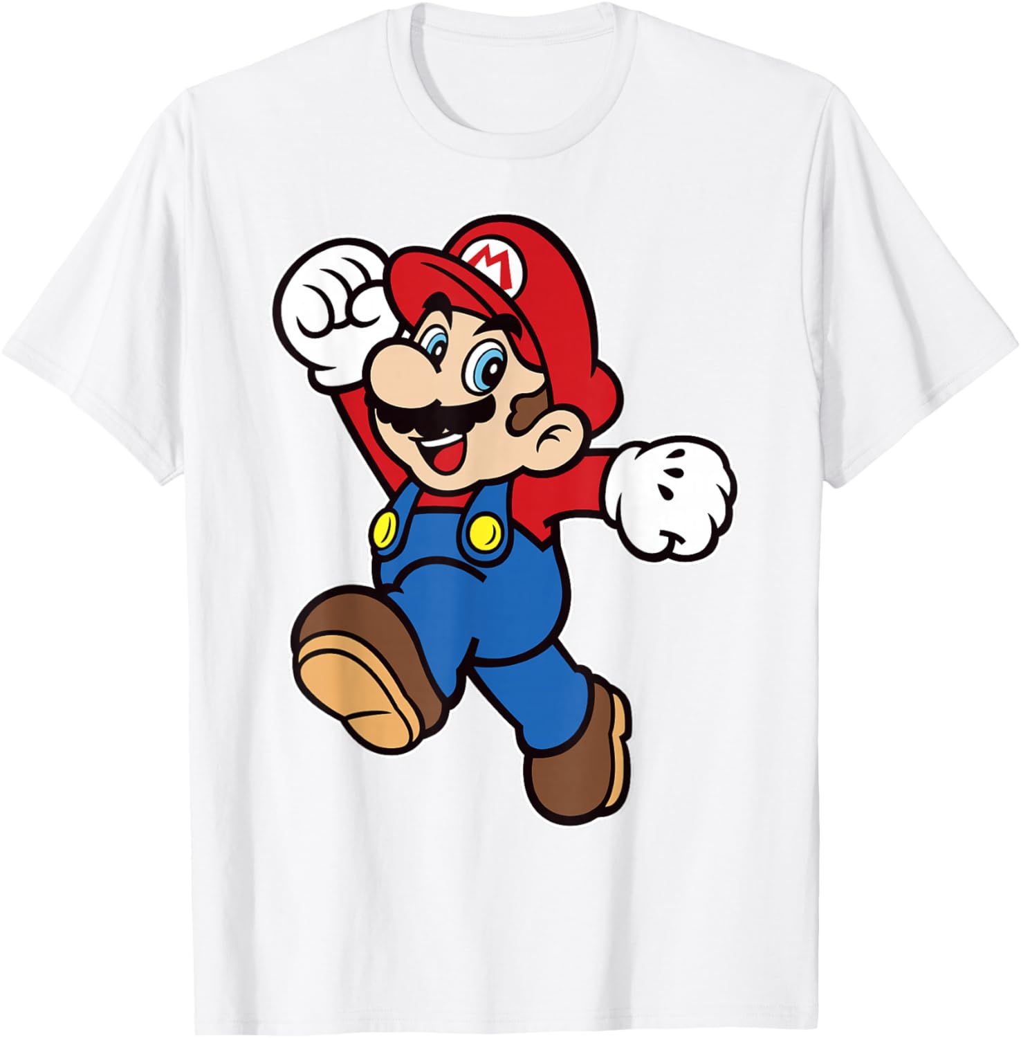 Super Mario Classic Jump Portrait T-Shirt for Gamers and Fans - 9
