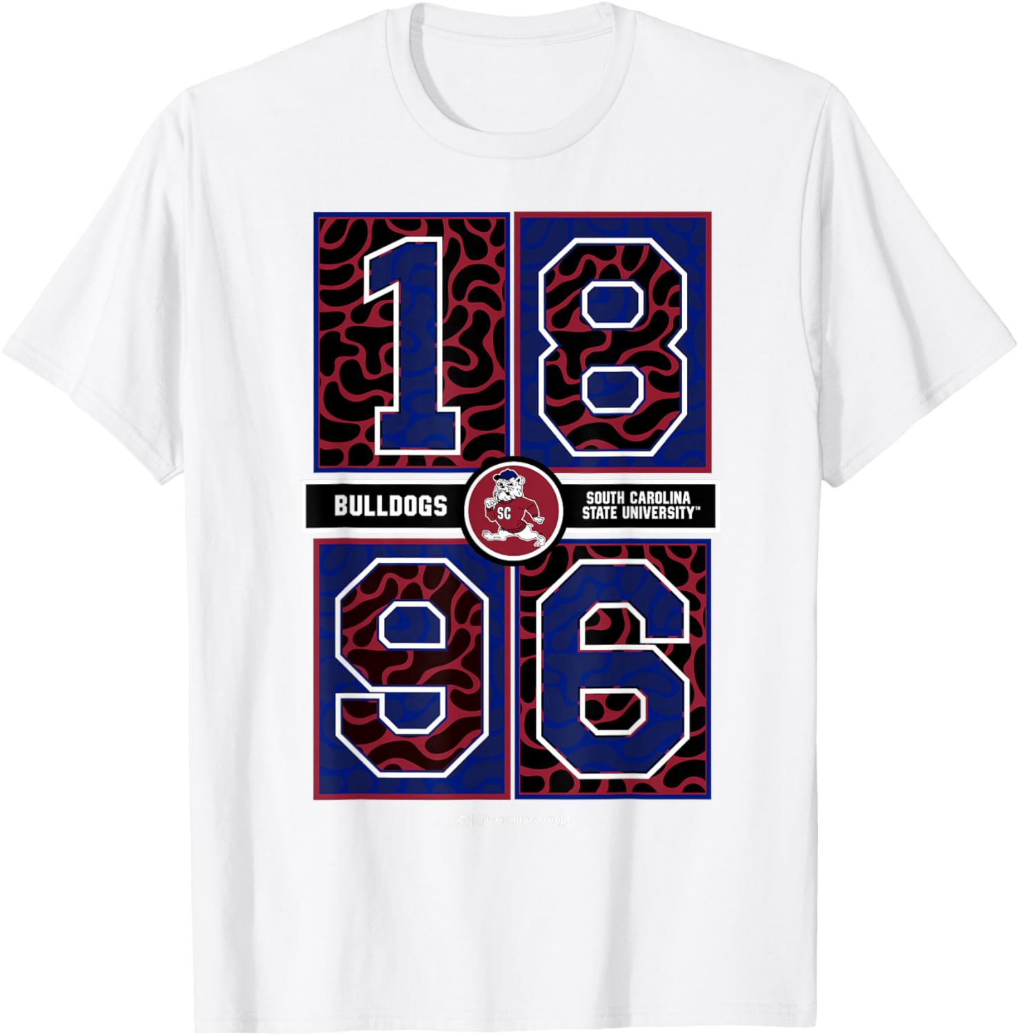 South Carolina State University Bulldogs Concrete Date T-Shirt for Fans - 9