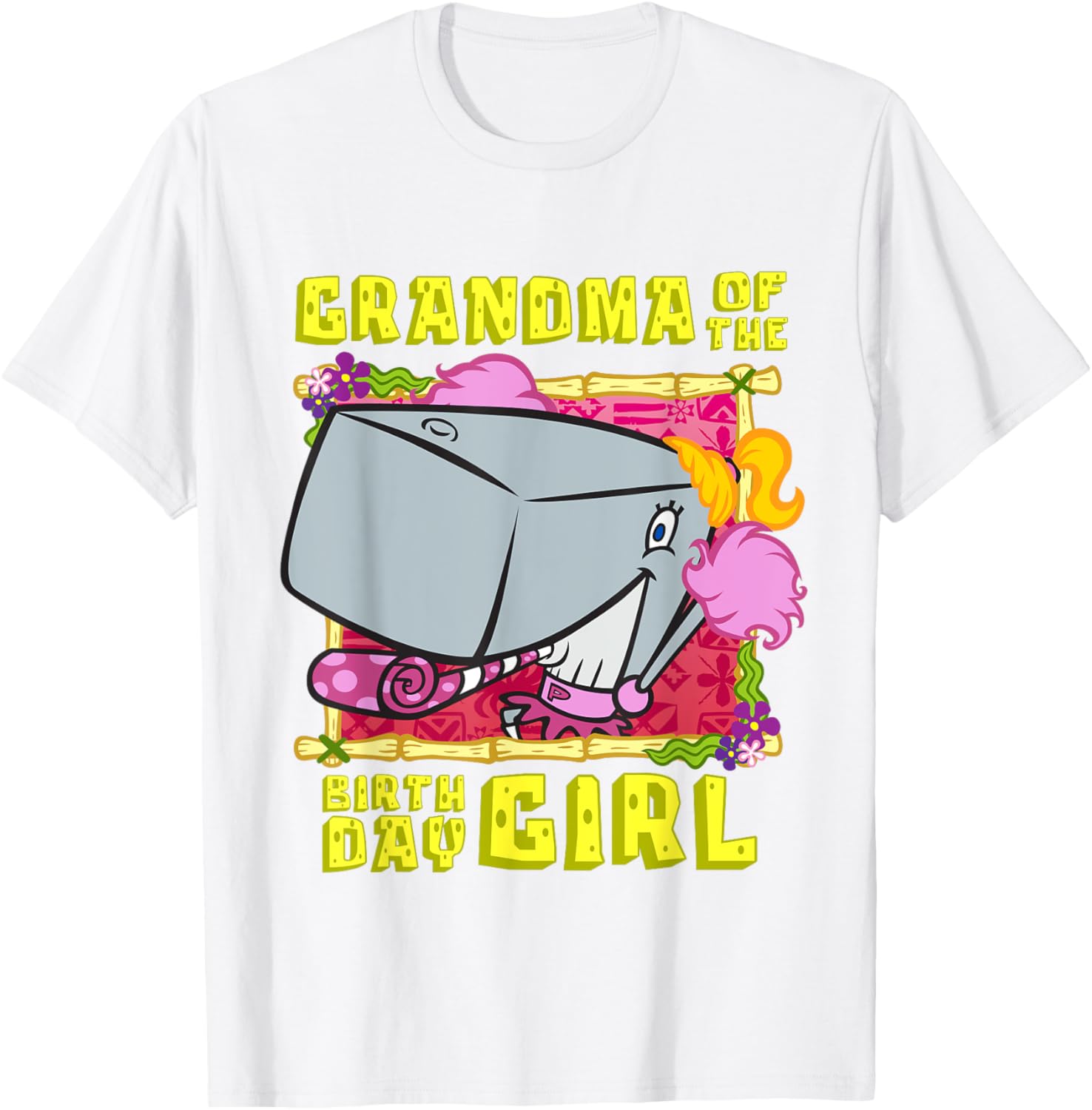 SpongeBob Pearl Grandma T-Shirt for Birthday Girls - Fun Grandmother Gift - 14