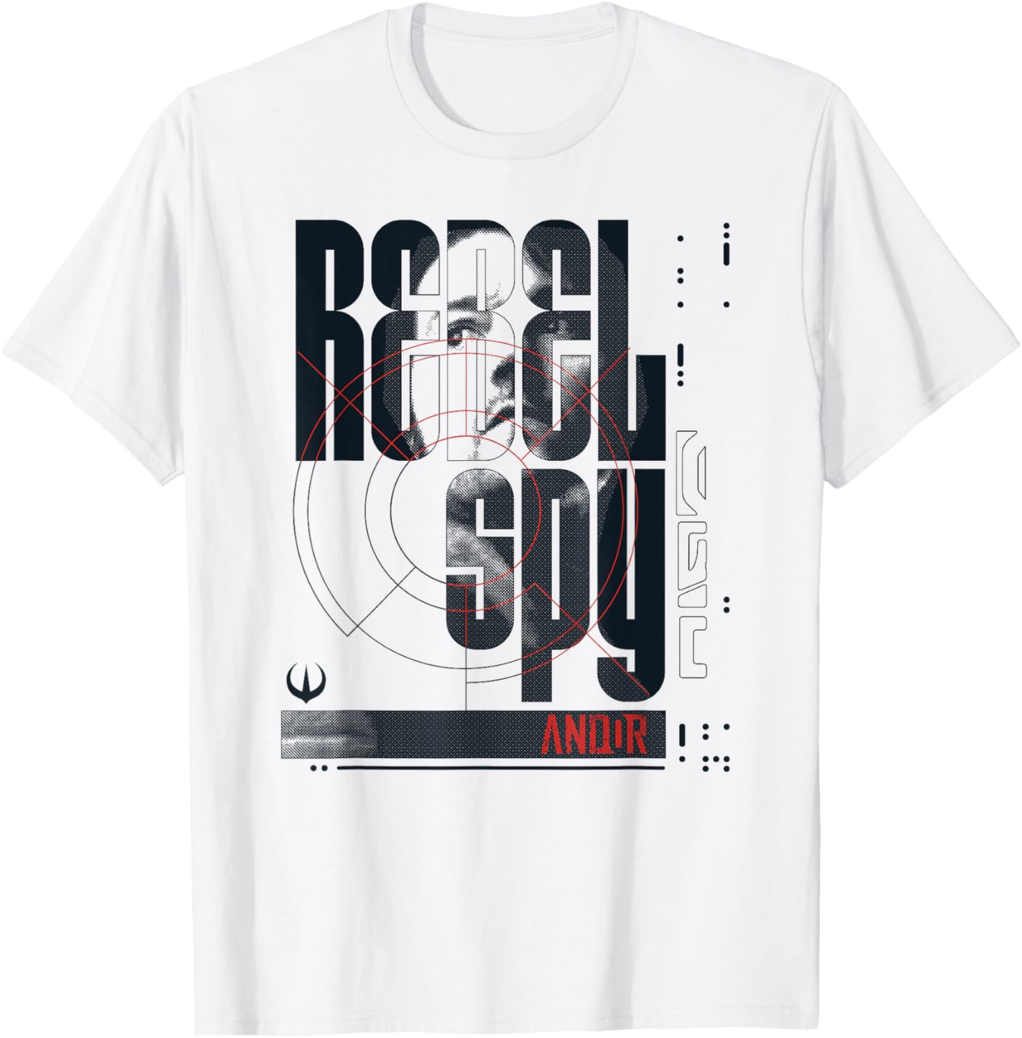 Star Wars Andor Cassian Distressed Poster T-Shirt for Fans and Collectors - 5